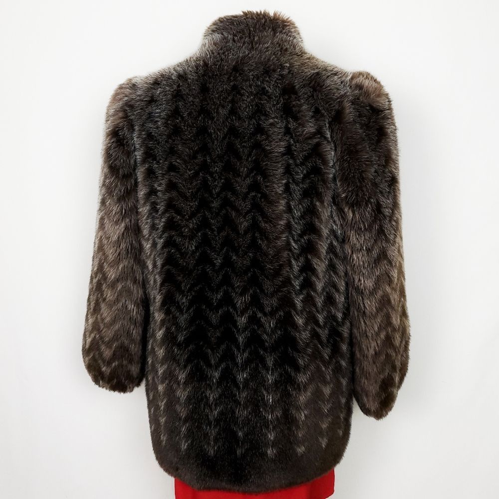 Vintage Vintage Style VI Faux Fur Jacket Brown Classy S-M Size M / US 6-8 / IT 42-44 - 3 Thumbnail