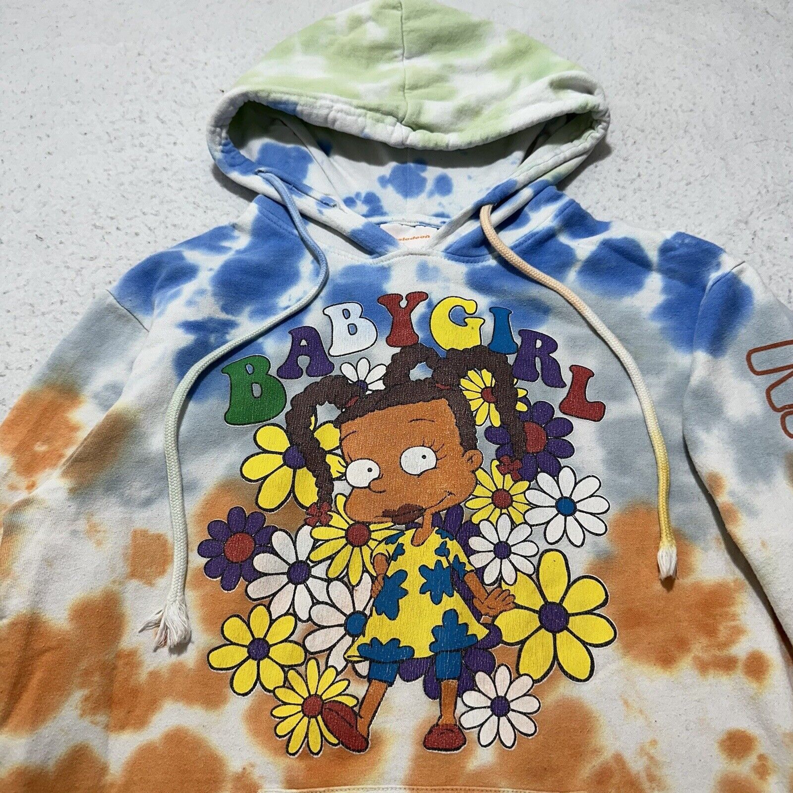 Nickelodeon Nickelodeon Rugrats Small Susie Baby Girl Tie Dye Hoodie Size S / US 4 / IT 40 - 2 Thumbnail