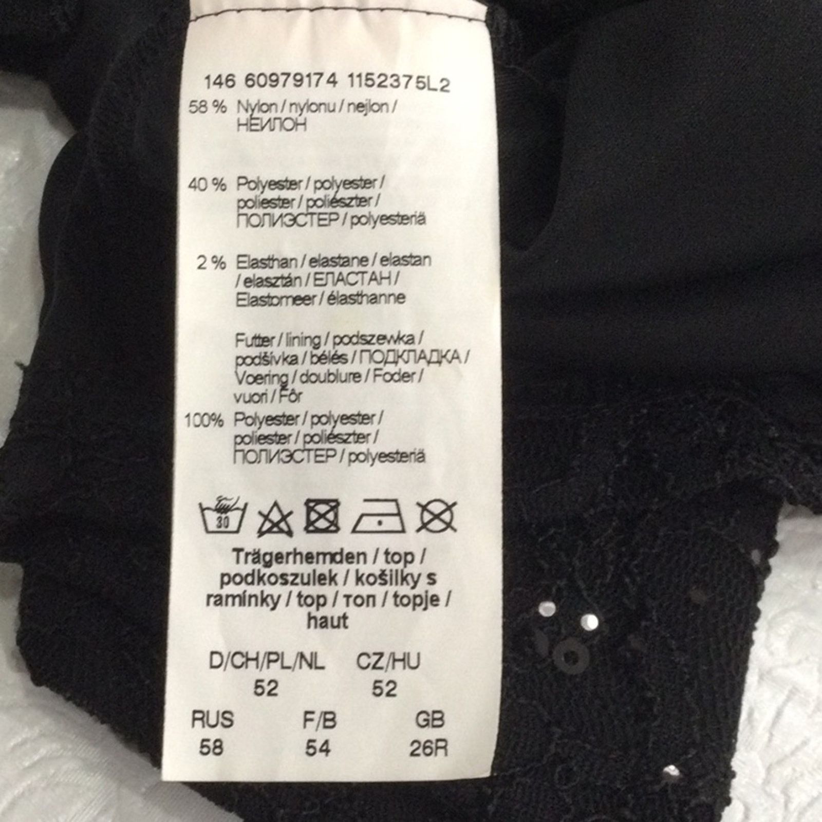 Other Select by Hermann Lange Black Vintage Lined Tank Size 52 Size XXL / US 16-18 / IT 52-54 - 11 Thumbnail