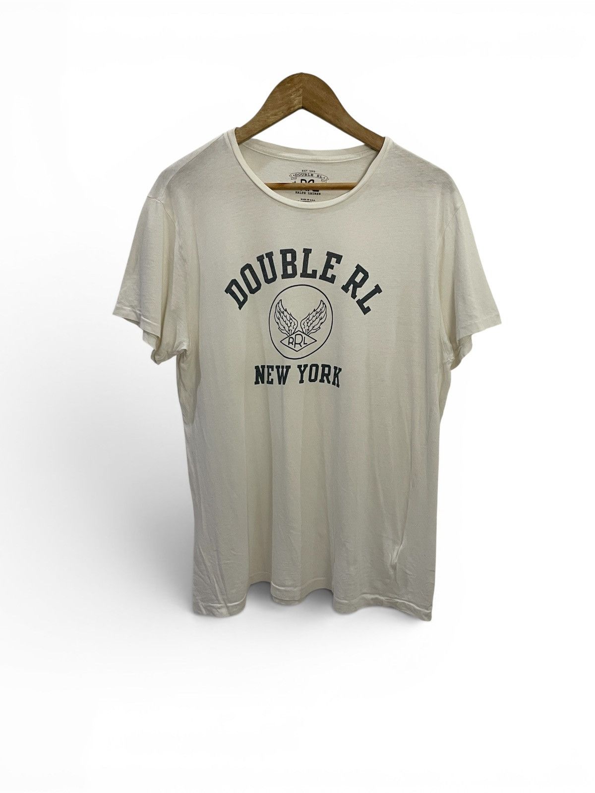 RRL Ralph Lauren Vintage Y2k Double RL RRL T-shirt Size US S / EU 44-46 / 1 - 1 Thumbnail