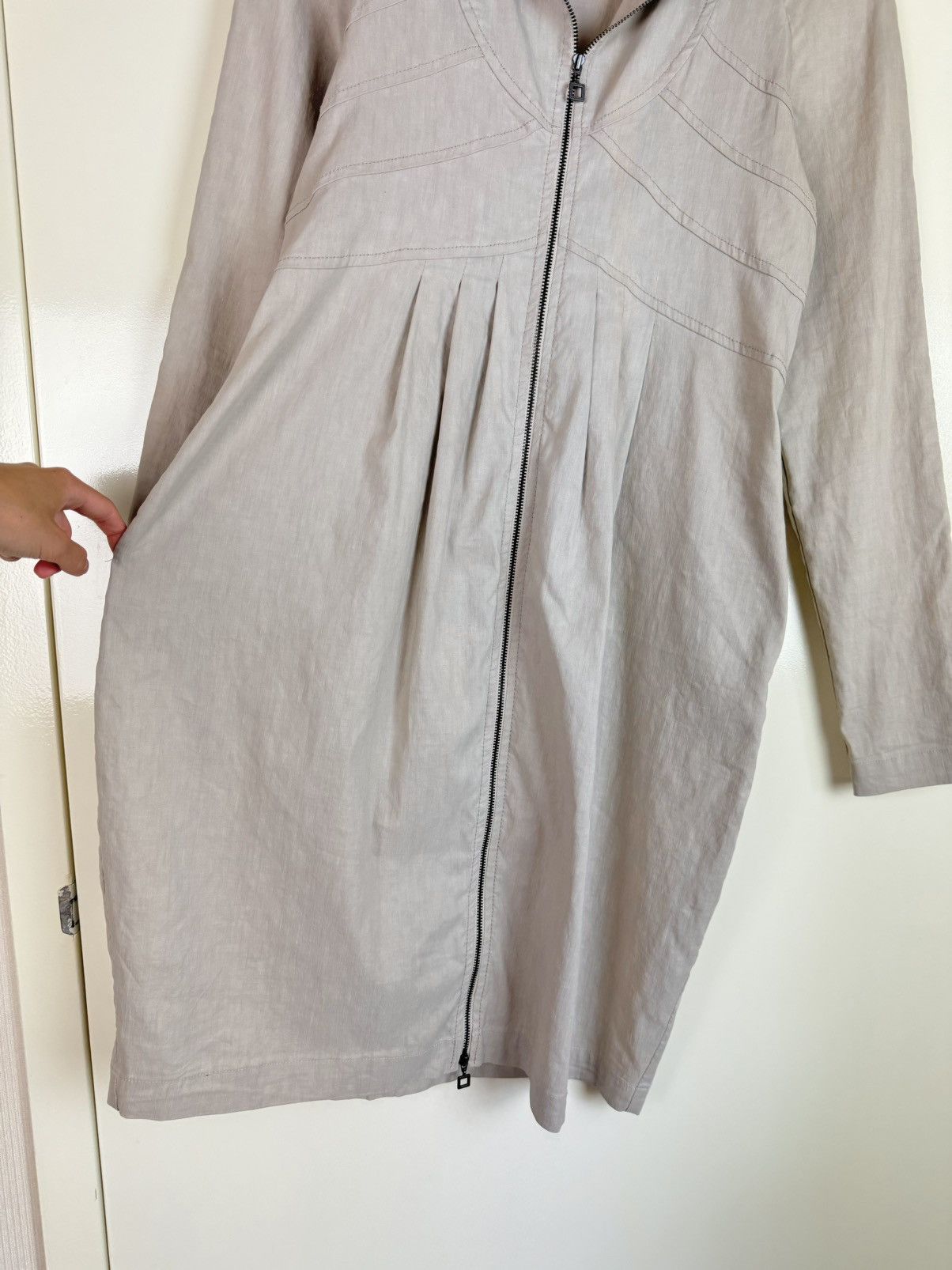 Hysteric Glamour × Sarah Pacini Sarah Pacini 2in1 jacket dress bubble balloon hem linen Size S / US 4 / IT 40 - 6 Thumbnail
