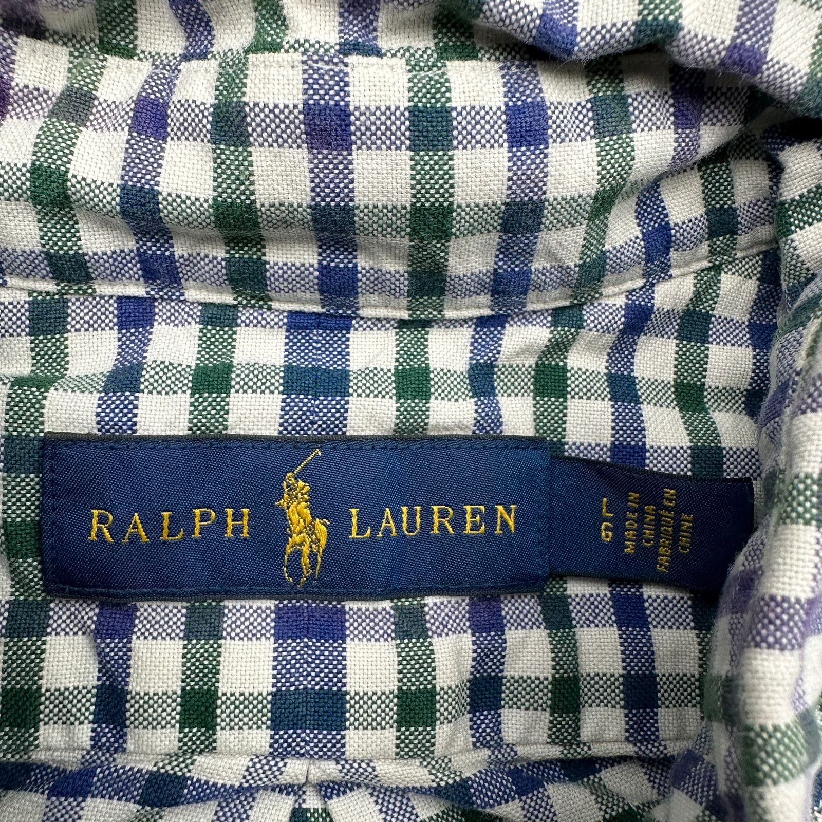 Ralph Lauren Ralph Lauren Gingham Check Button Down Shirt Men Large Green Size US L / EU 52-54 / 3 - 2 Thumbnail