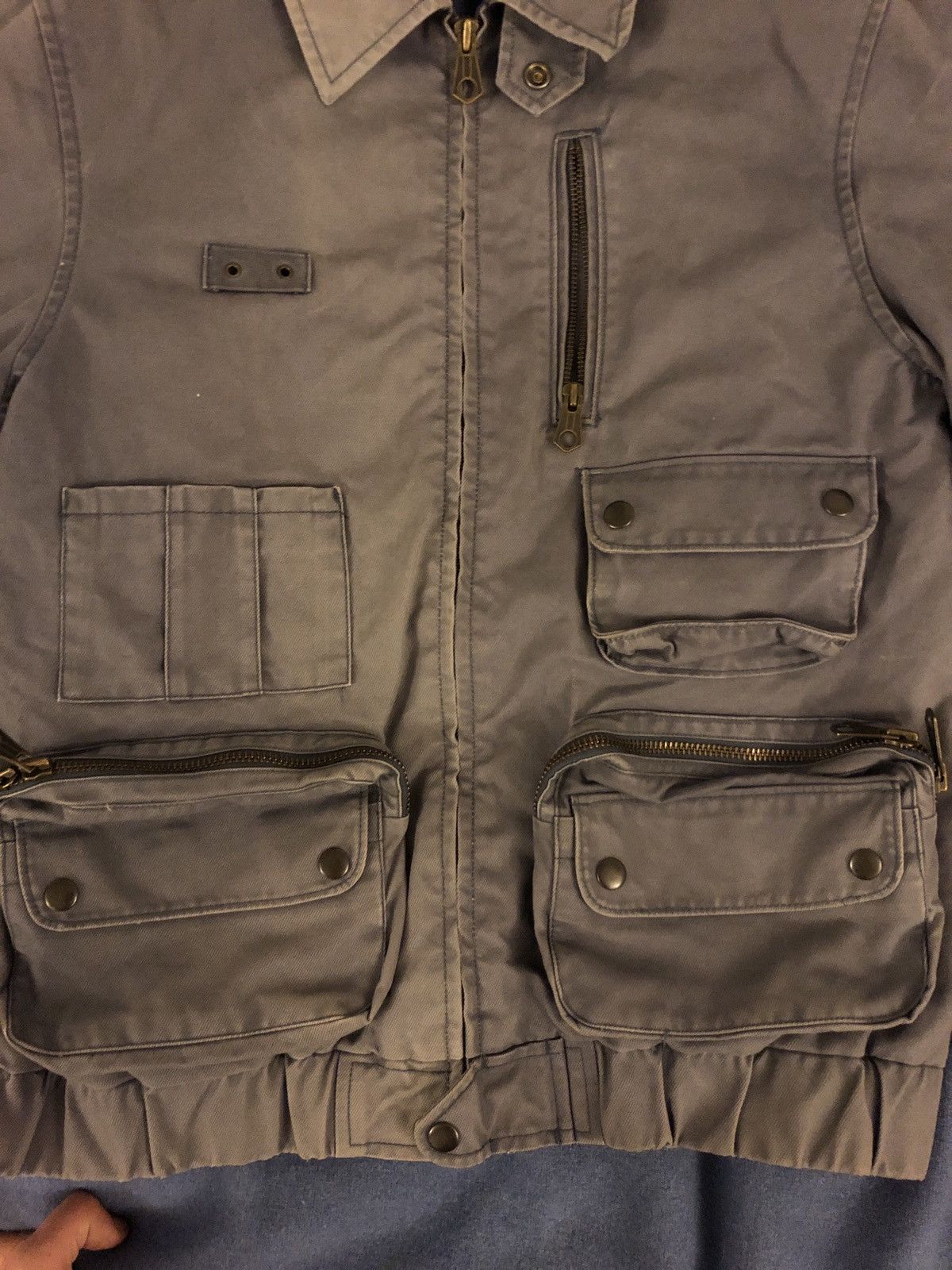 Gap Grey military style jacket Size US M / EU 48-50 / 2 - 4 Thumbnail