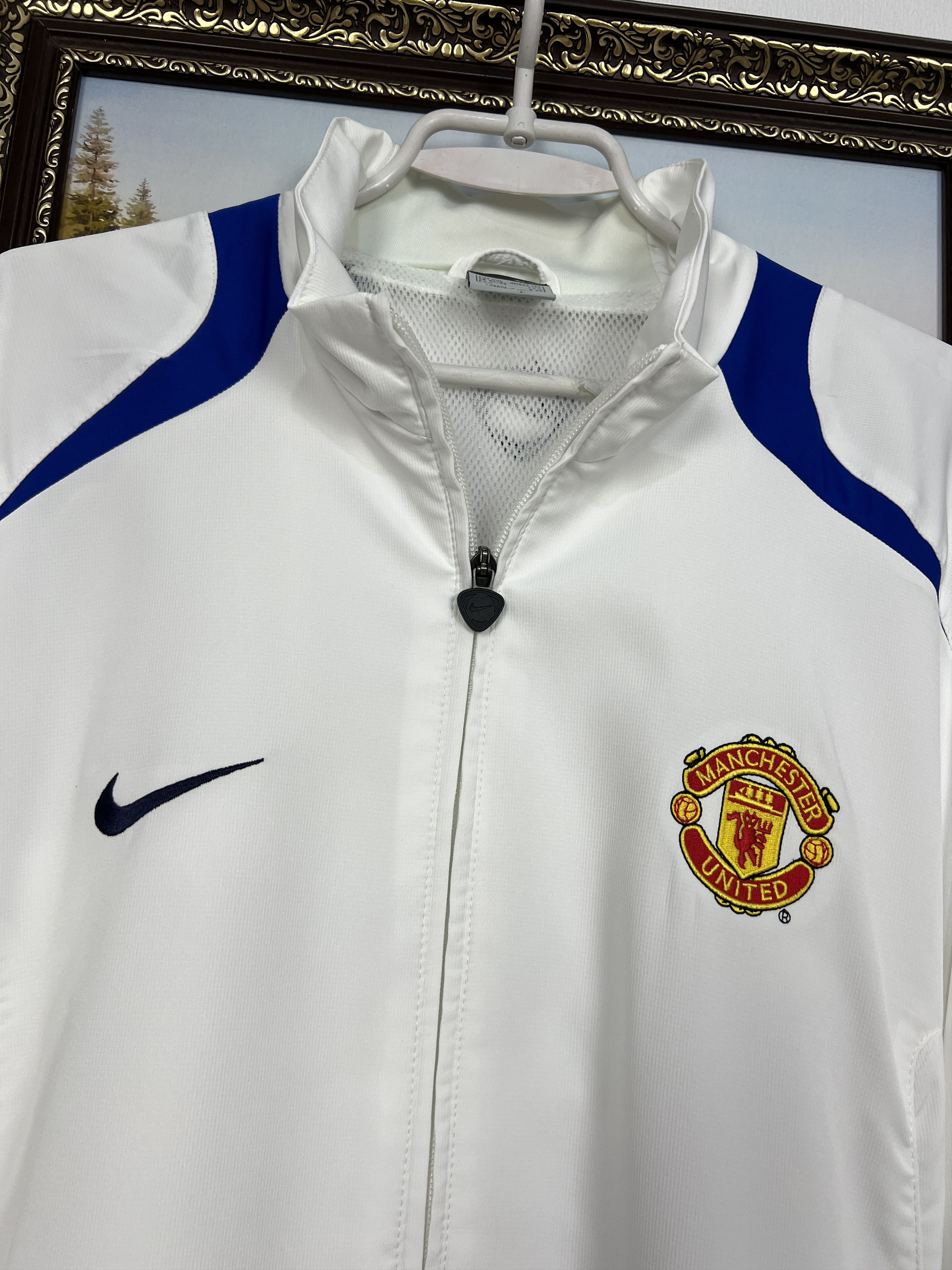 Nike Vintage Manchester United Football Jacket Soccer Track Top Size US XXL / EU 58 / 5 - 2 Thumbnail