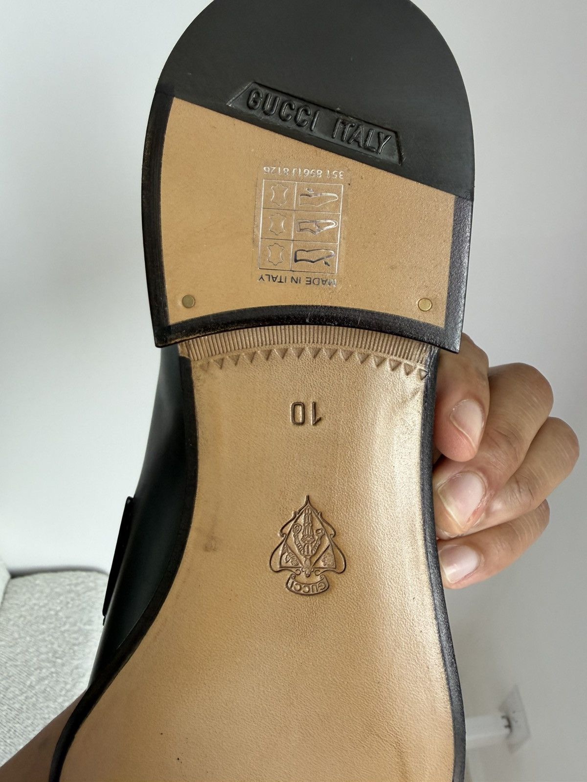 Gucci GUCCI MEN’S STUDDED LOAFERS Size US 11 / EU 44 - 4 Thumbnail