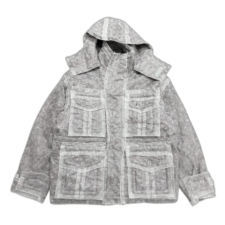 Louis Vuitton Louis Vuitton Sheer Parka Coat-yf Size US XXL / EU 58 / 5 - 1 Thumbnail
