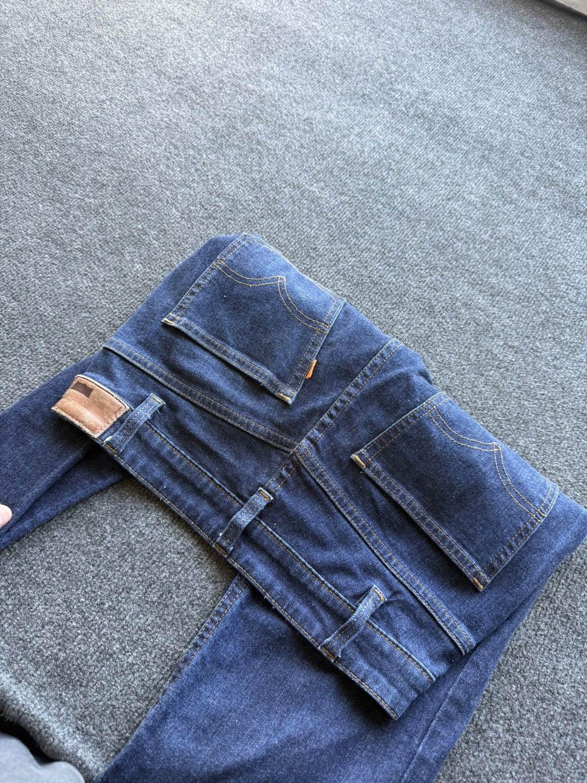 Levi's 00s Retro Levis Flare Jeans Dark Indigo Y2K Bootcut W27 Size 27" / US 4 / IT 40 - 10 Thumbnail