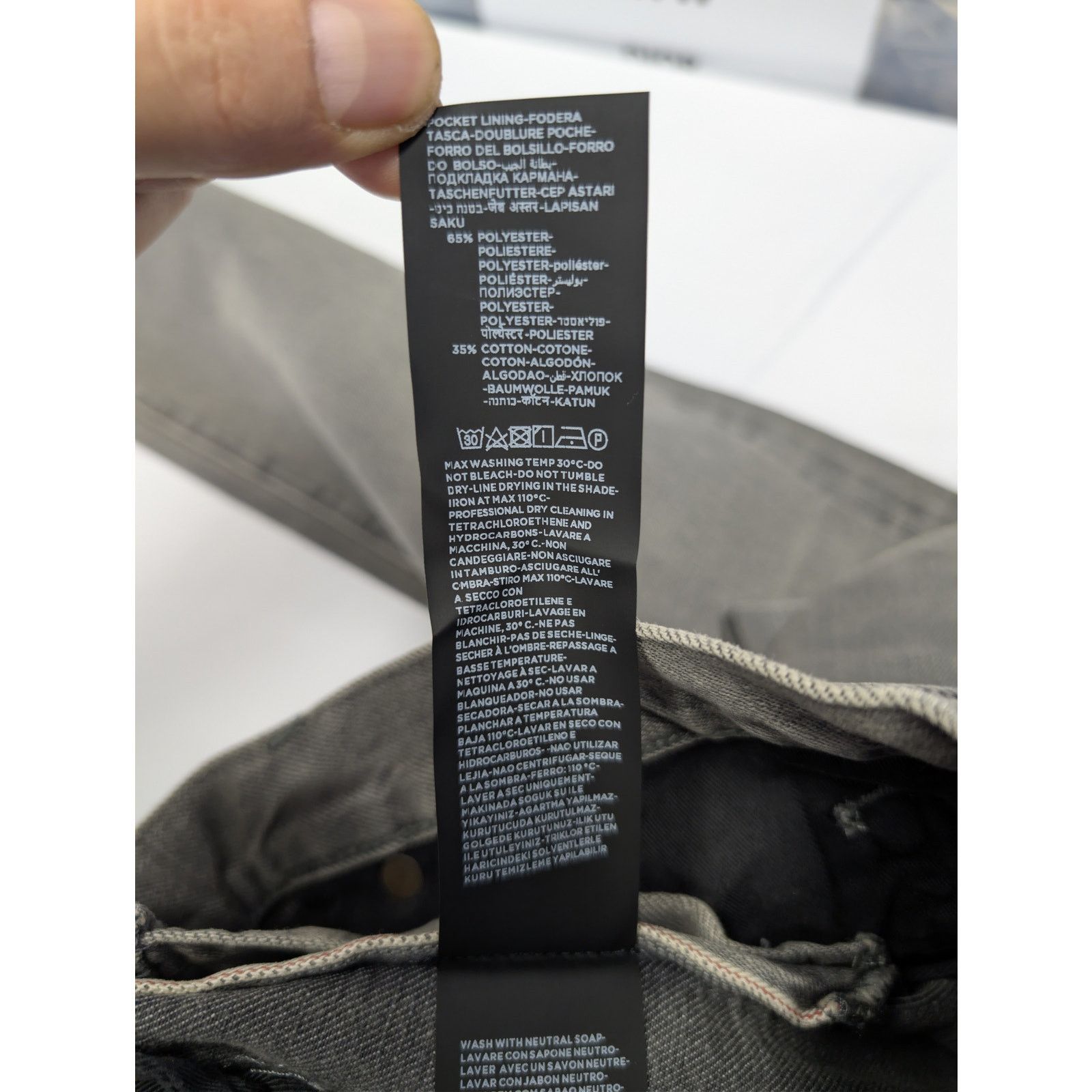 Tom Ford o1rshd1 Slim Denim Jeans in Grey Size US 33 - 17 Thumbnail