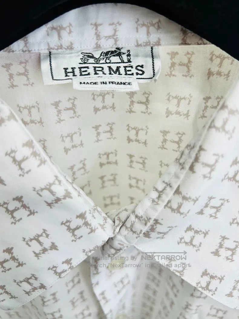 Hermes Hermes size 43 Full print H shirt Size US S / EU 44-46 / 1 - 3 Thumbnail