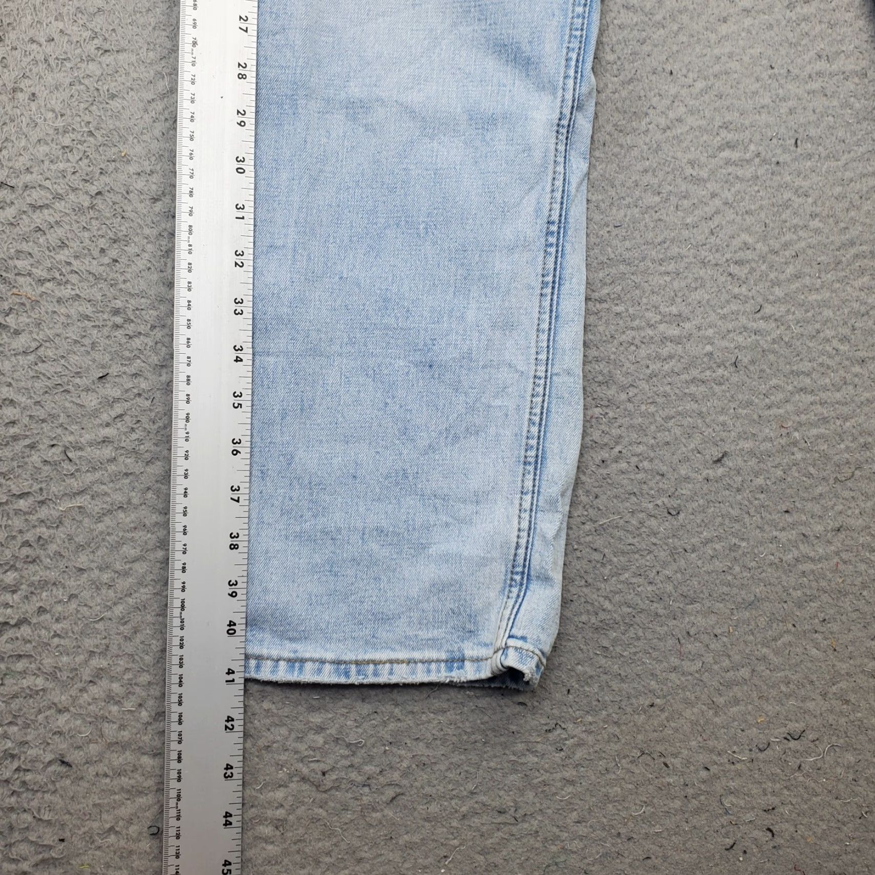 Abercrombie & Fitch Abercrombie & Fitch Jeans Womens Size 33 Blue Denim 90s Straight Ultra High Rise Size 24" / US 00 / IT 34 - 3 Thumbnail