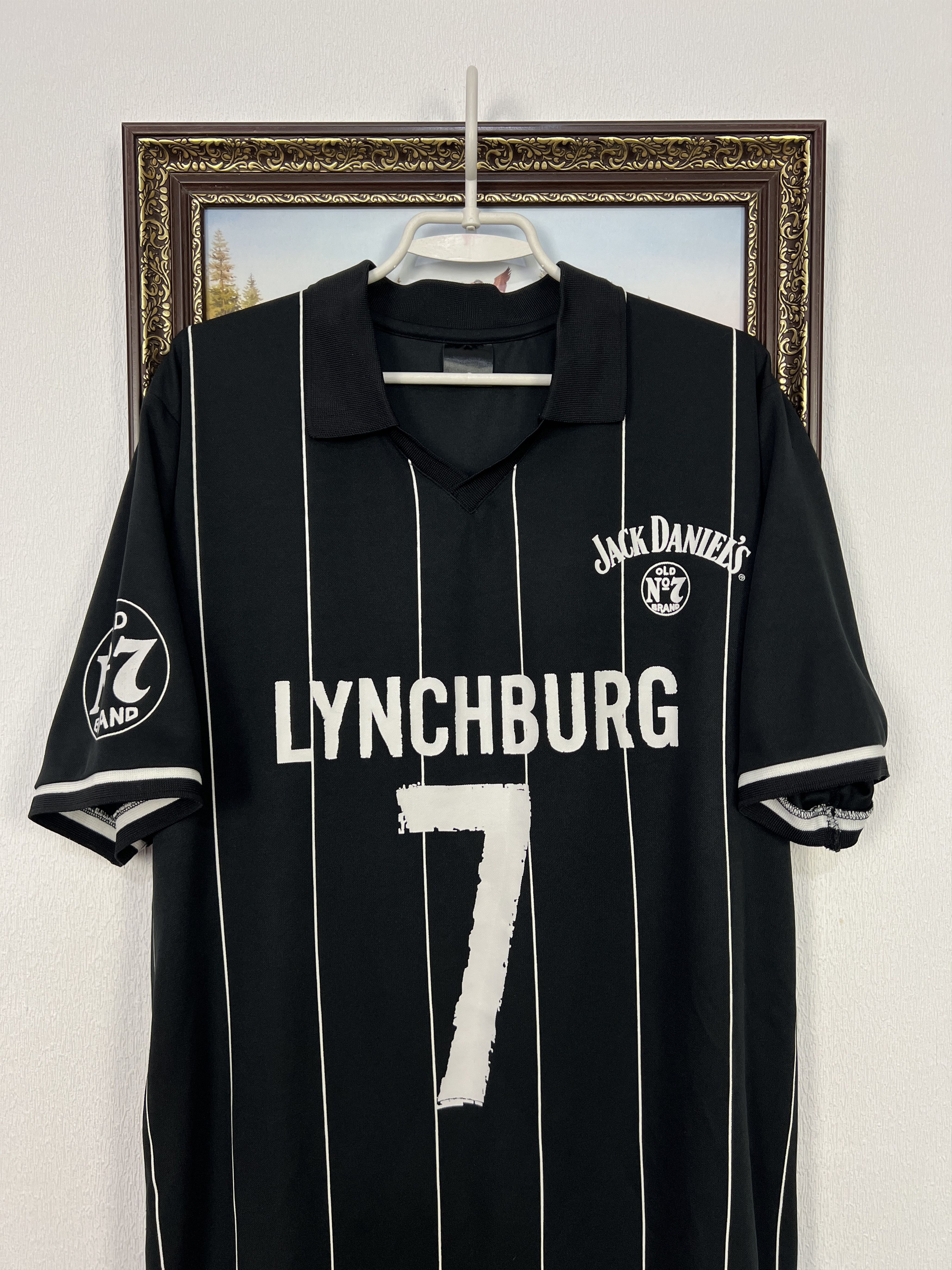Other Jacket Daniels #7 Lynchburg Bourbon Black Jersey Shirt Size US XL / EU 56 / 4 - 2 Thumbnail