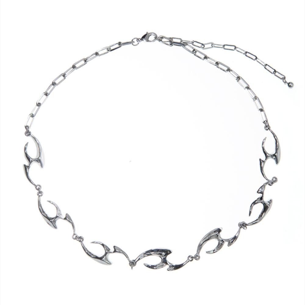 Other 50cm Irregular Titanium Steel Collar Chain Necklace Size ONE SIZE - 5 Thumbnail