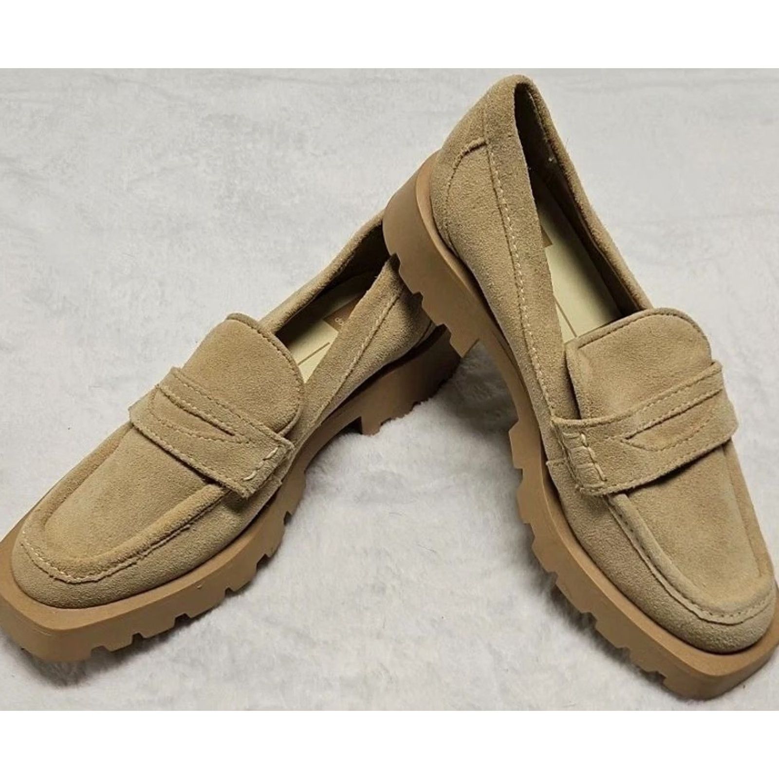 Dolce Vita Dolce Vita Beige Suede Loafers Women’s 7 Penny Slip On Flat Size US 7 / IT 37 - 6 Thumbnail