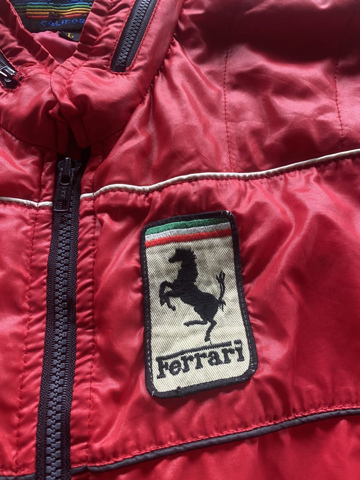 Other Vintage Style Auto Carlifornia Rasing Jacket Ferrari Size US L / EU 52-54 / 3 - 3 Thumbnail