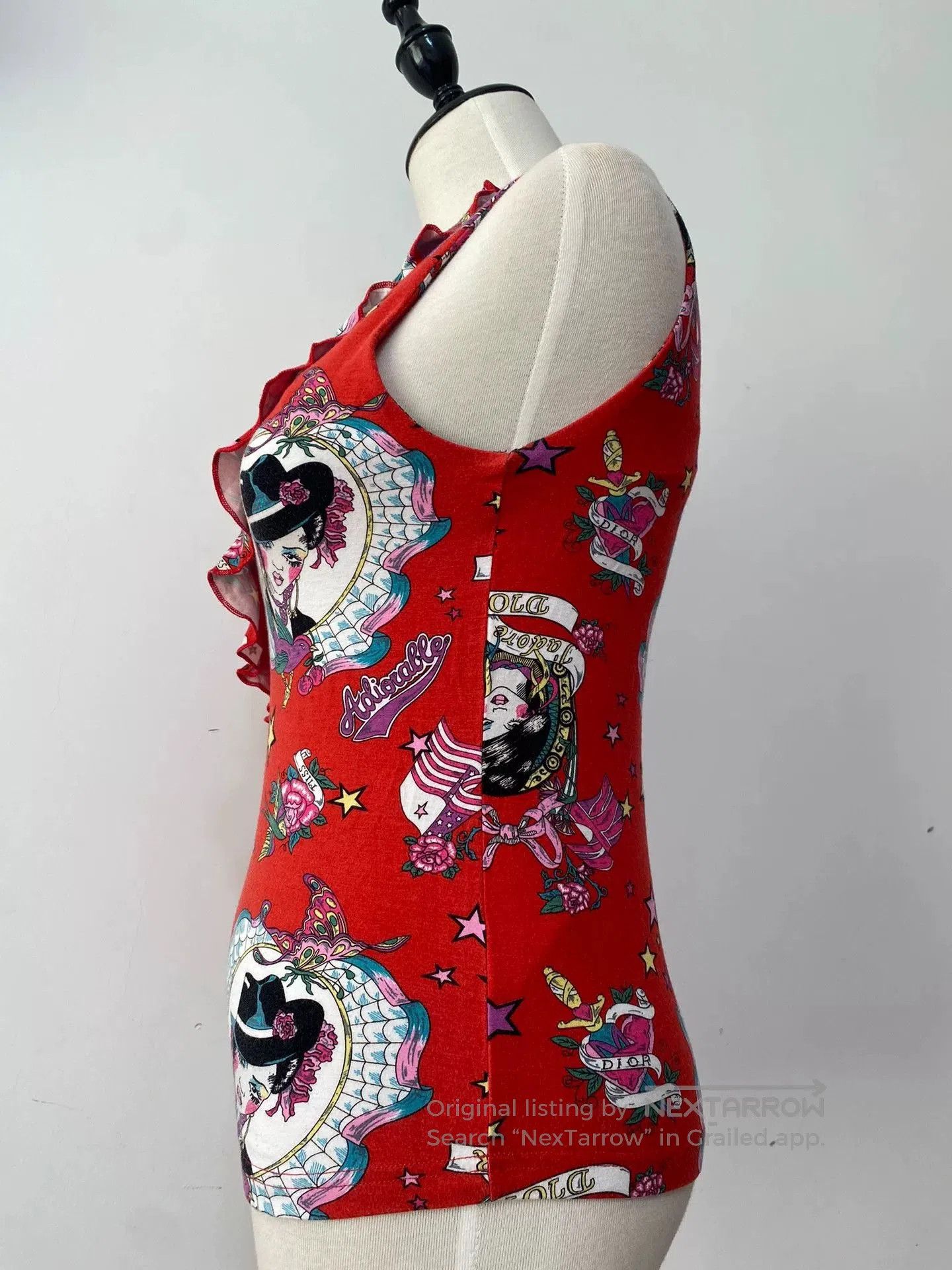 Dior VintageDior Spanish Dancer Tank Top. Size M / US 6-8 / IT 42-44 - 2 Thumbnail