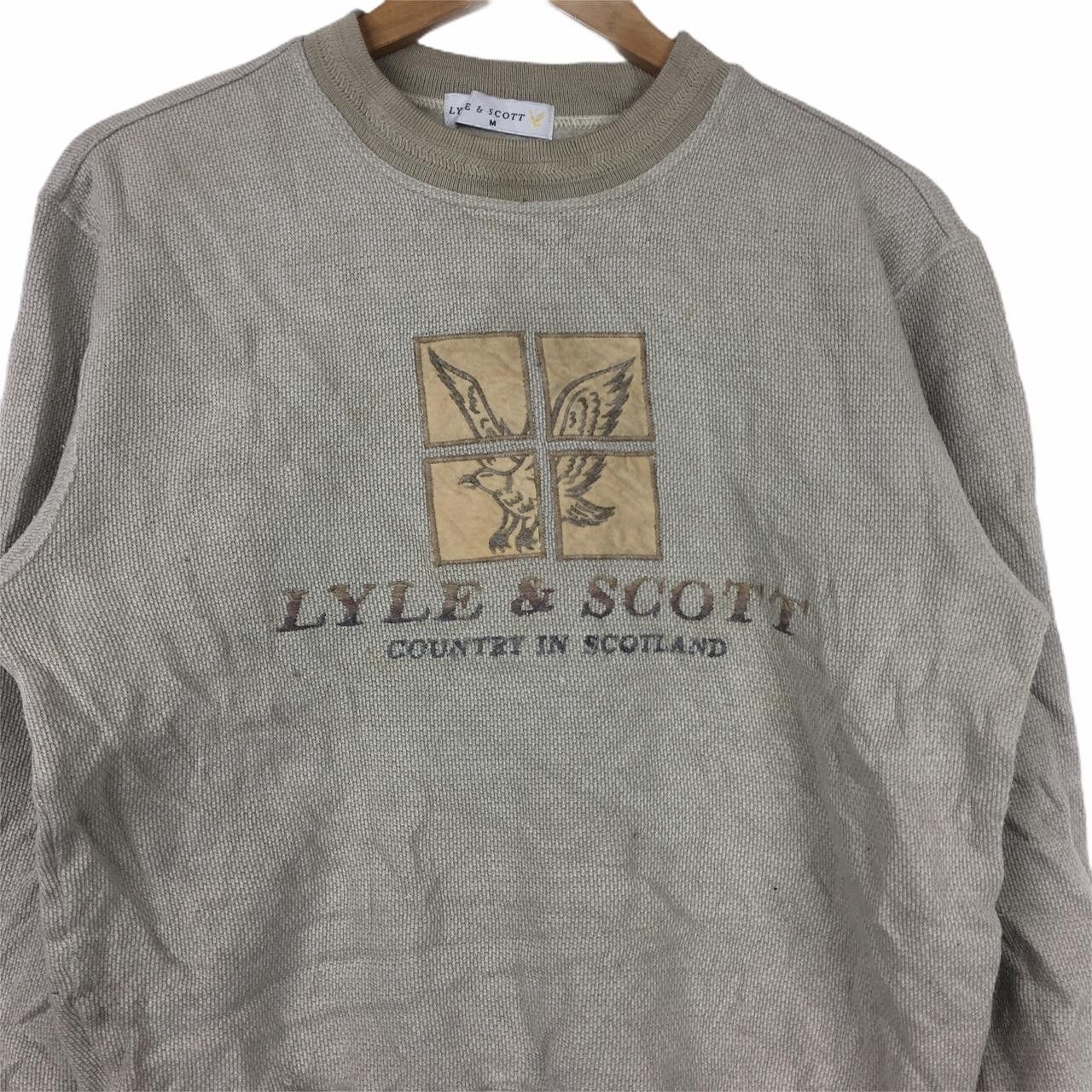 Lyle & Scott Vtg LYLE & SCOTT Big Logo Embroidery Size M / US 6-8 / IT 42-44 - 2 Thumbnail
