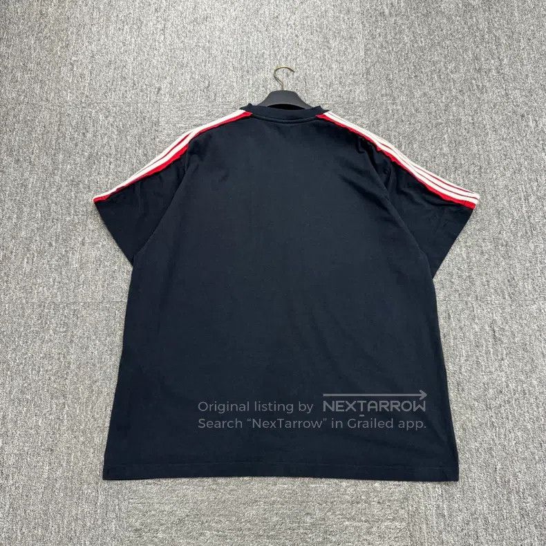 Balenciaga Balenciaga Embroidered Double Ring Striped Short Sleeve Size US M / EU 48-50 / 2 - 5 Thumbnail