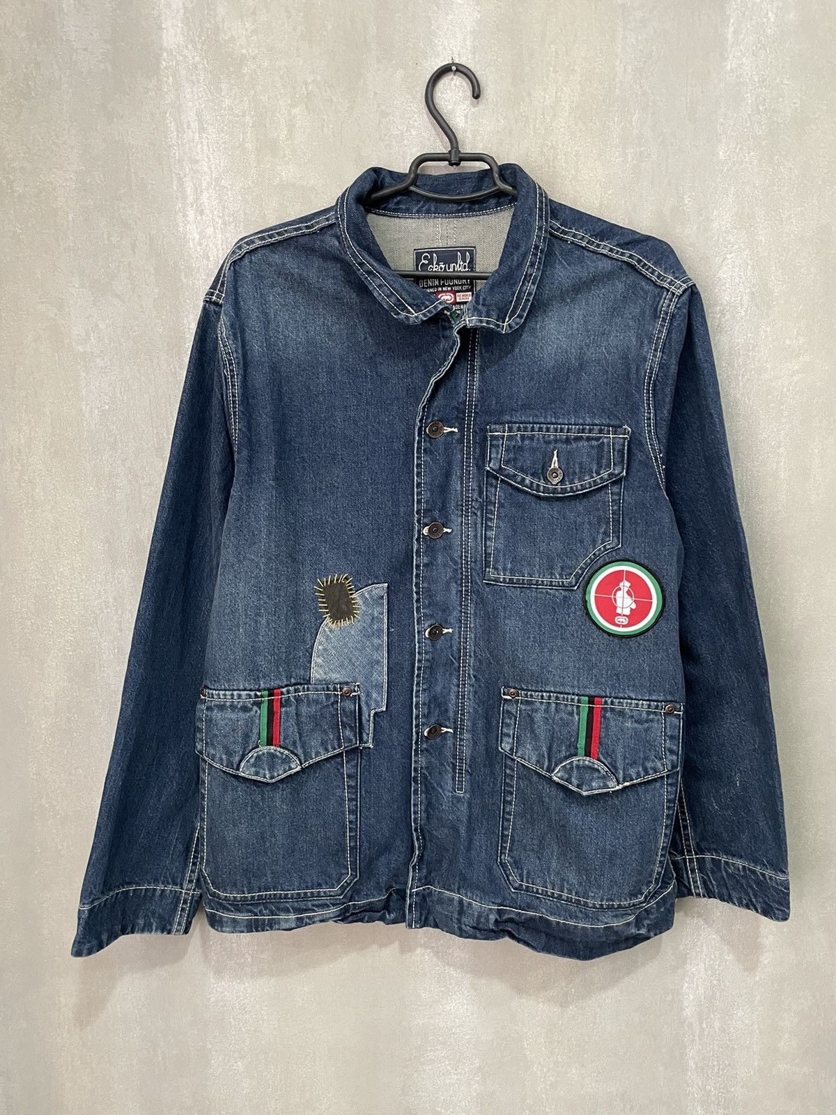 Ecko Unltd. × Public Enemy × Vintage Ecko Unltd x Public Enemy Vintage Jeans Jacket Y2K Size US M / EU 48-50 / 2 - 1 Thumbnail