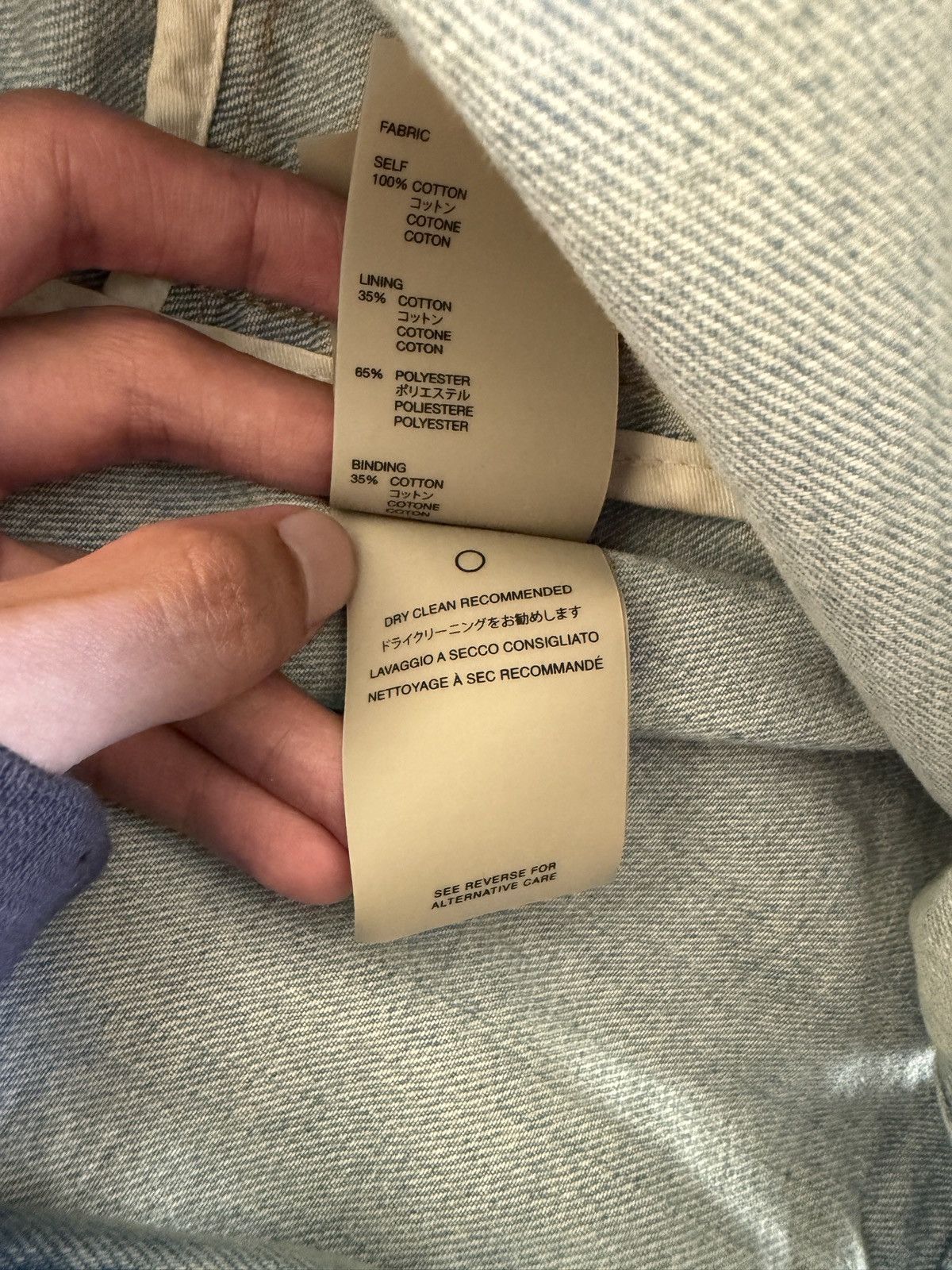 Fear of God Fear of God Denim Jacket Size US L / EU 52-54 / 3 - 4 Thumbnail