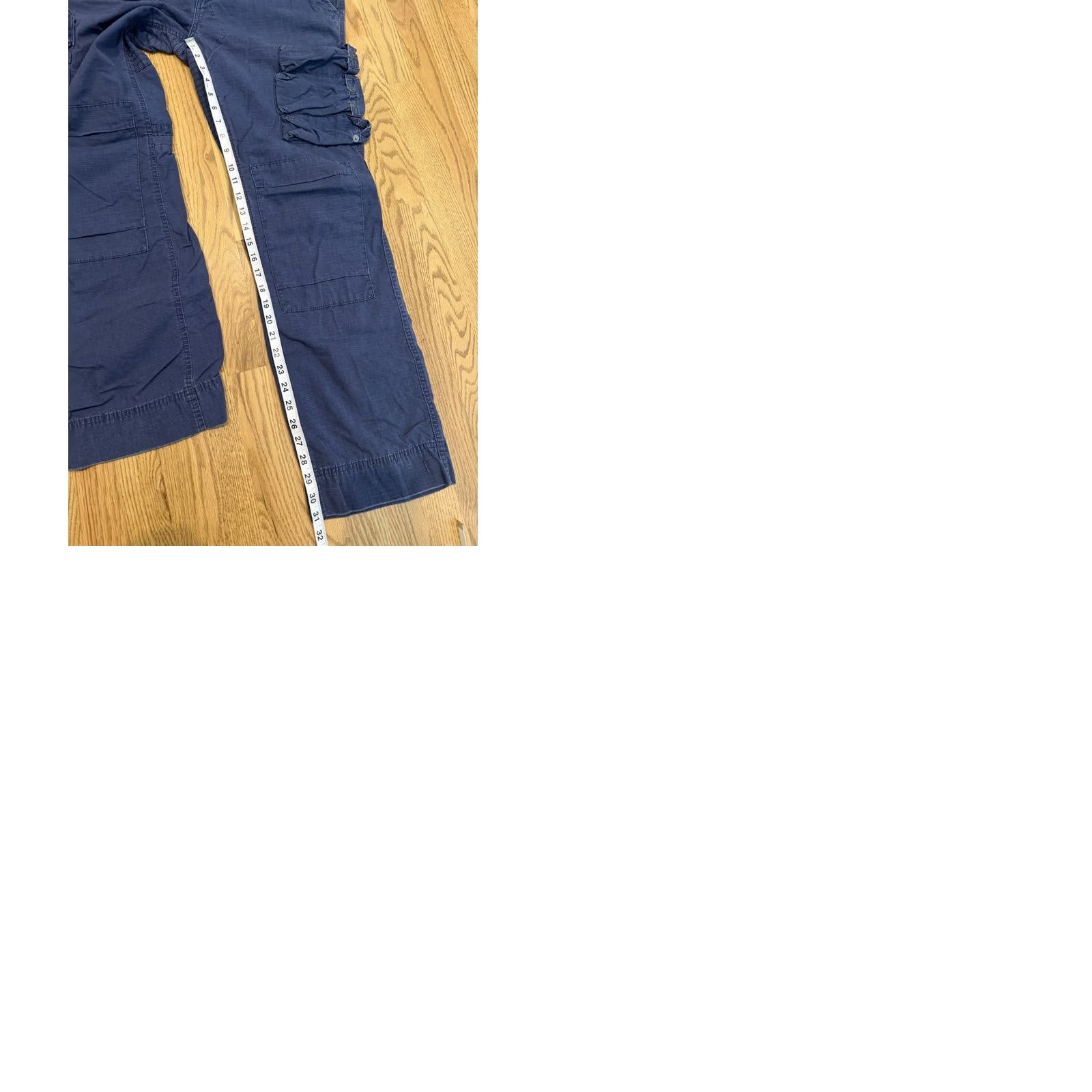Polo Ralph Lauren VINTAGE Polo Ralph Lauren Cargo Pants Navy Blue 34x31 34x32 Military Flight USA 90s Mens Size US S / EU 44-46 / 1 - 9 Thumbnail