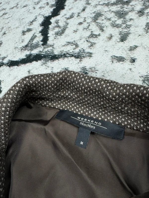 Max Mara Max Mara brown woolen jacket size M with polka dots Size M / US 6-8 / IT 42-44 - 4 Thumbnail