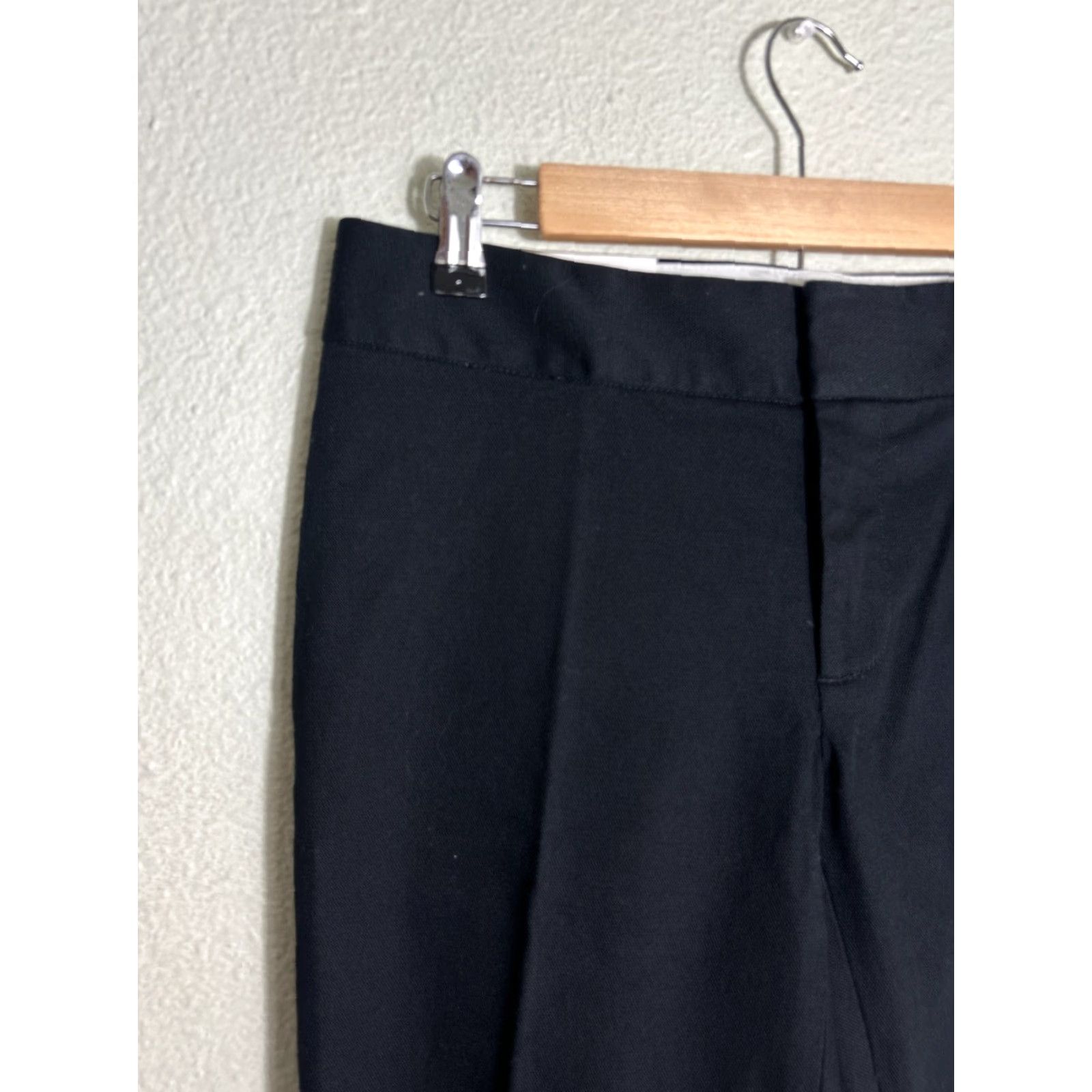 Banana Republic Brand New With Tags Banana Republic Martin Fit Black Pants 4 Tall 30x34 Bootcut Womens Dress Pants Stretch Cotton Blend Zip Closure Flat Front Size 27" / US 4 / IT 40 - 4 Thumbnail