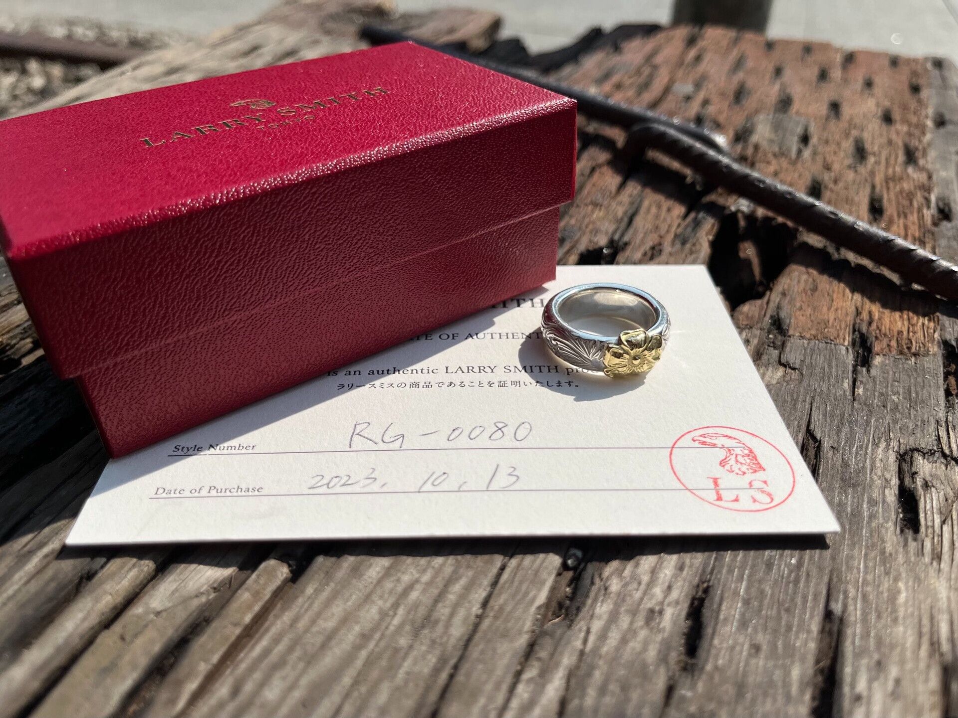 Larry Smith Larry Smith Gold Accent Rose Ring Size ONE SIZE - 1 Thumbnail