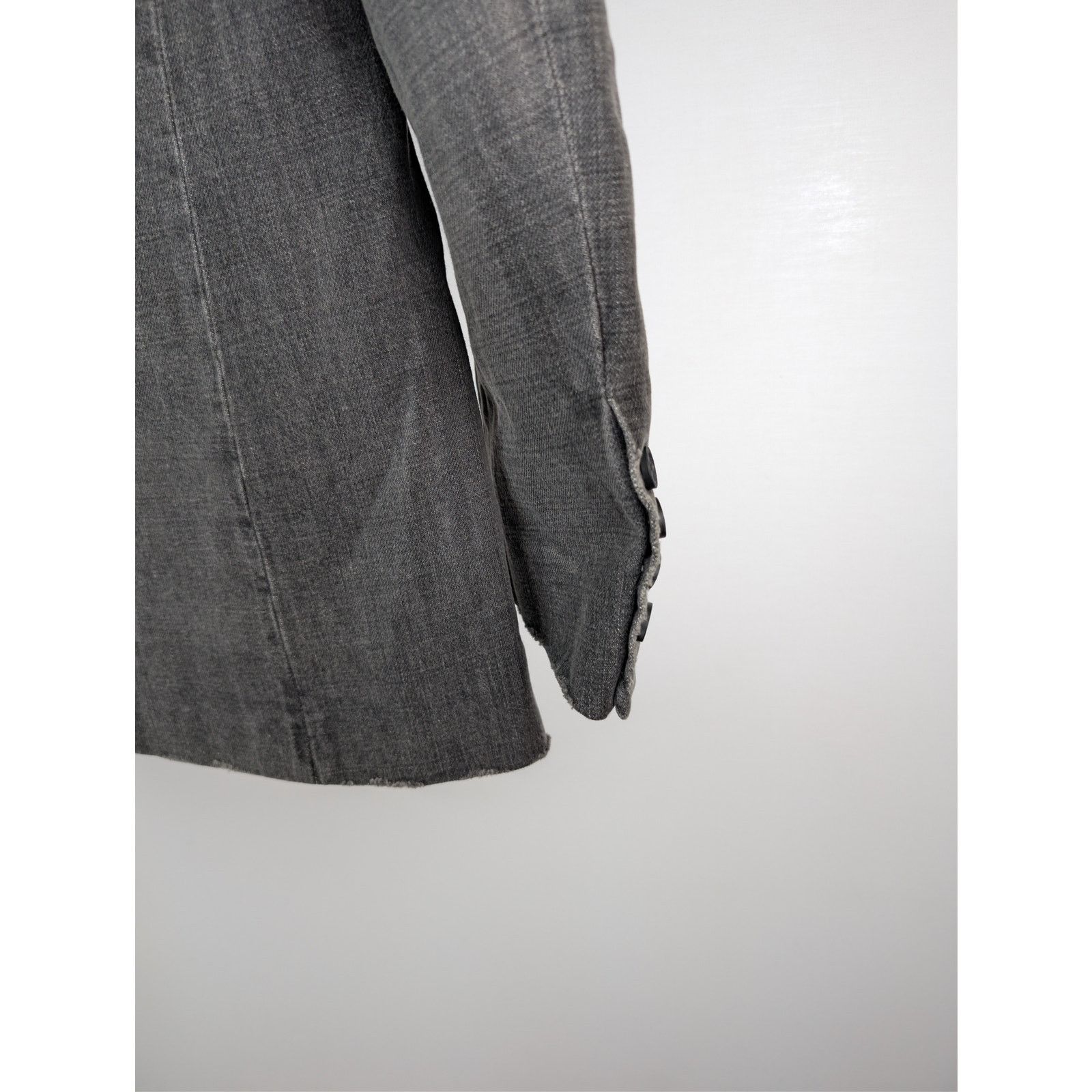Balenciaga o1rshd1 Japanese Ring Black Denim Washed Jacket Wash Black Size US S / EU 44-46 / 1 - 14 Thumbnail