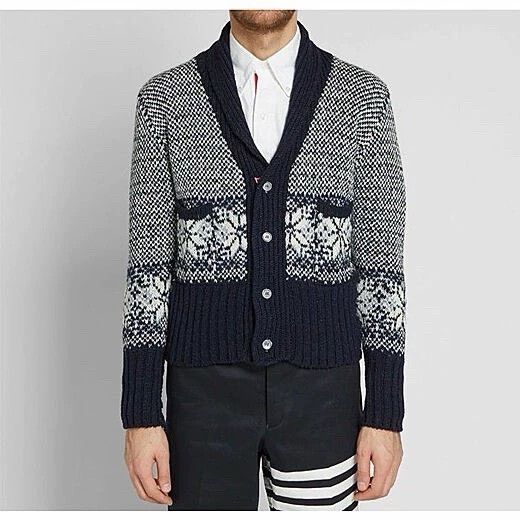 Thom Browne Thom Browne Rare green-collar cardigan jacket 2503-Nextarr Size US L / EU 52-54 / 3 - 6 Thumbnail