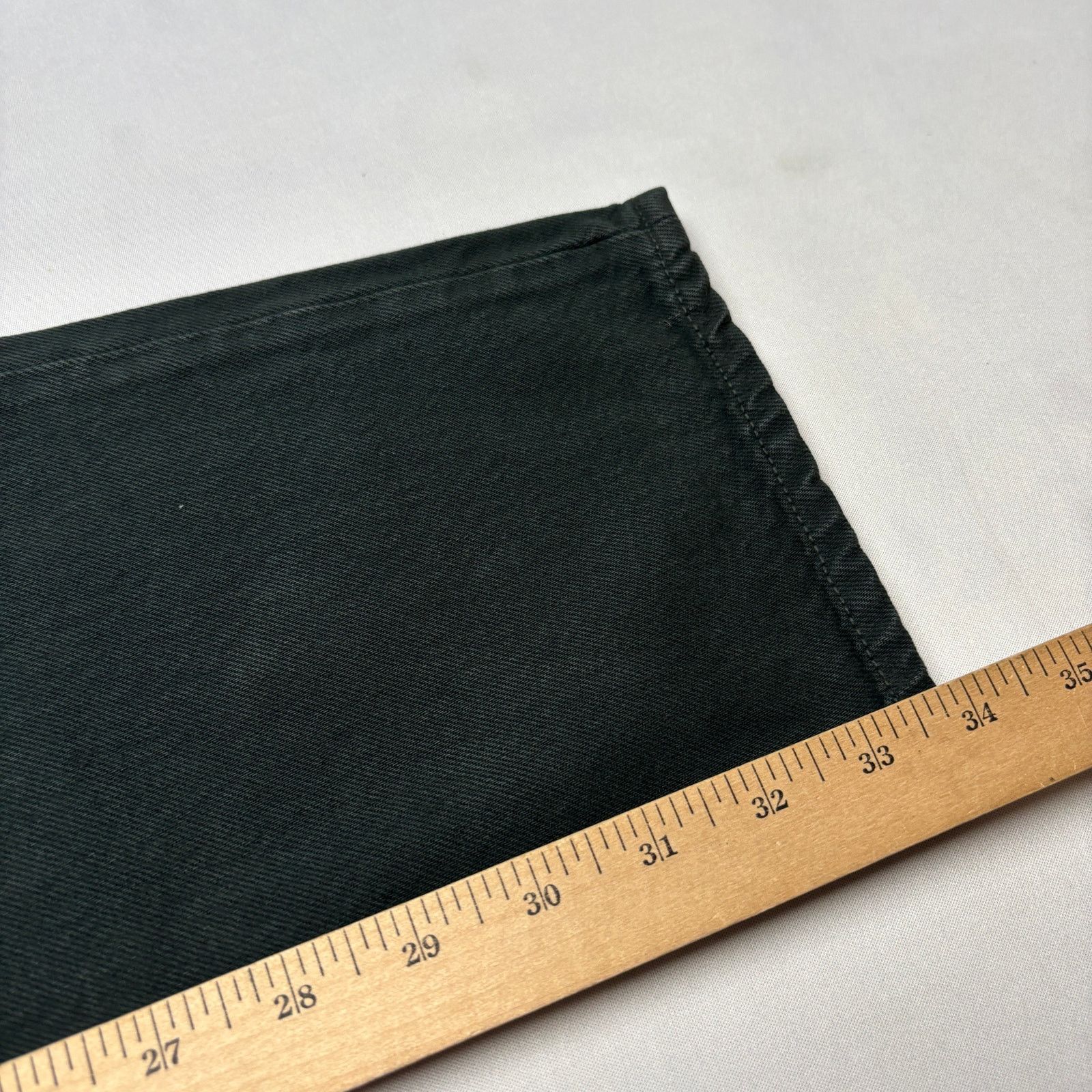 Sid Mashburn $195 Sid Mashburn Straight Leg Jeans Men's 34x34 Black Denim Size US 34 / EU 50 - 8 Thumbnail