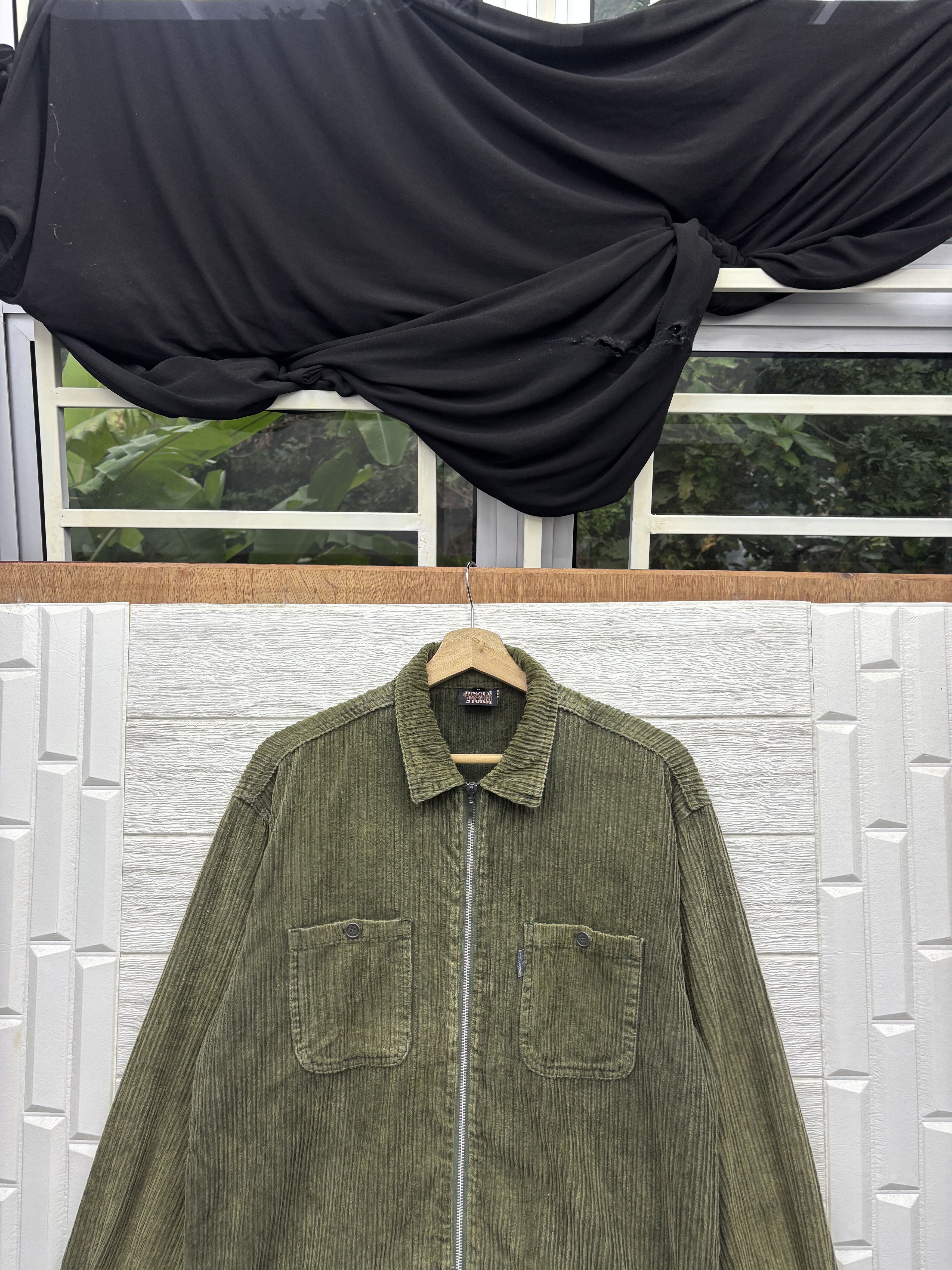 Japanese Brand × Yohji Yamamoto Vintage Japanese Brand Jungle Storm Zipper Shirt Jacket Size US M / EU 48-50 / 2 - 7 Thumbnail