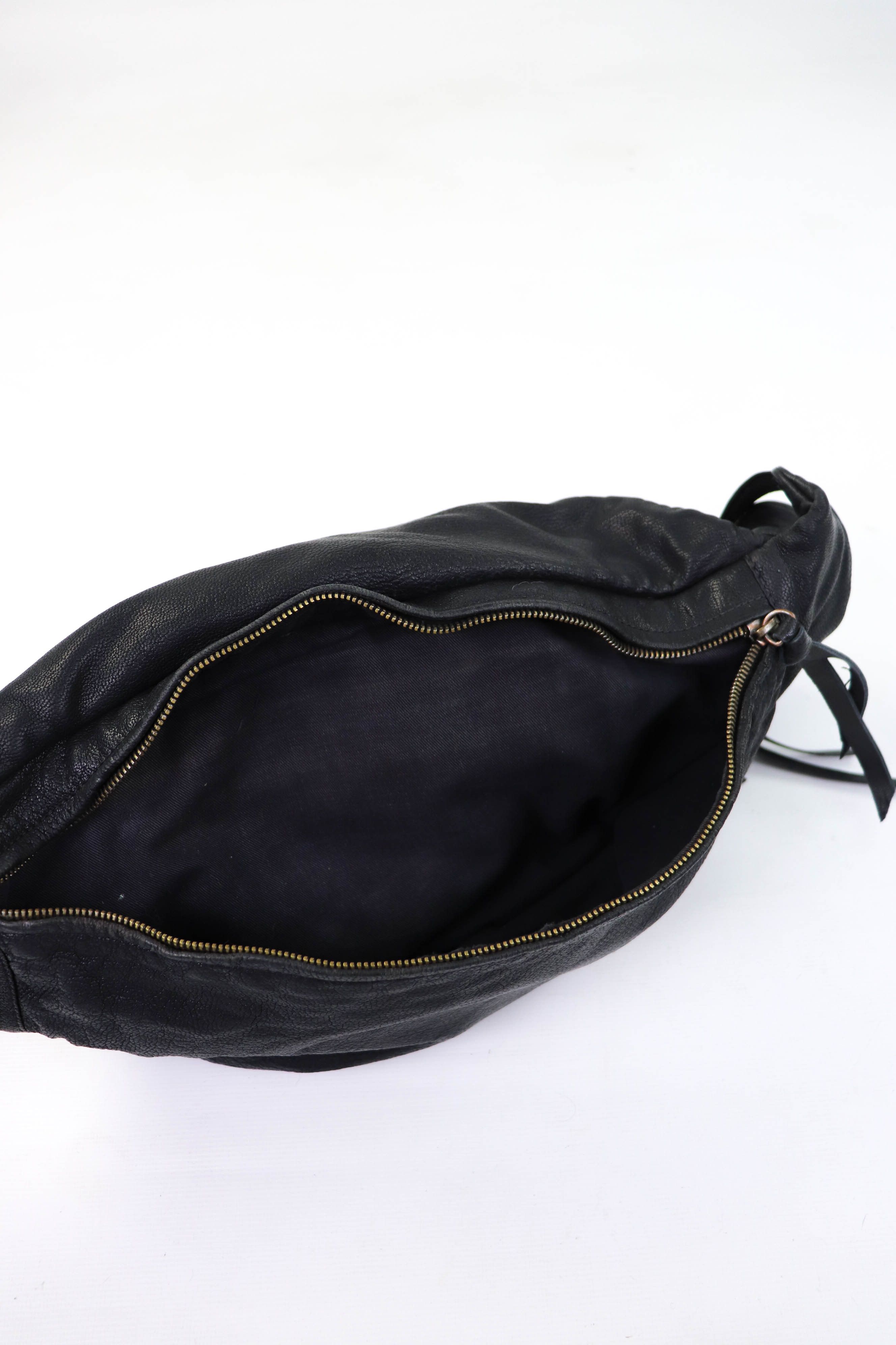 Genuine Leather YVONNE KONE (Womens?) Black Leather Oversized Albi Bum Bag Size ONE SIZE - 10 Thumbnail