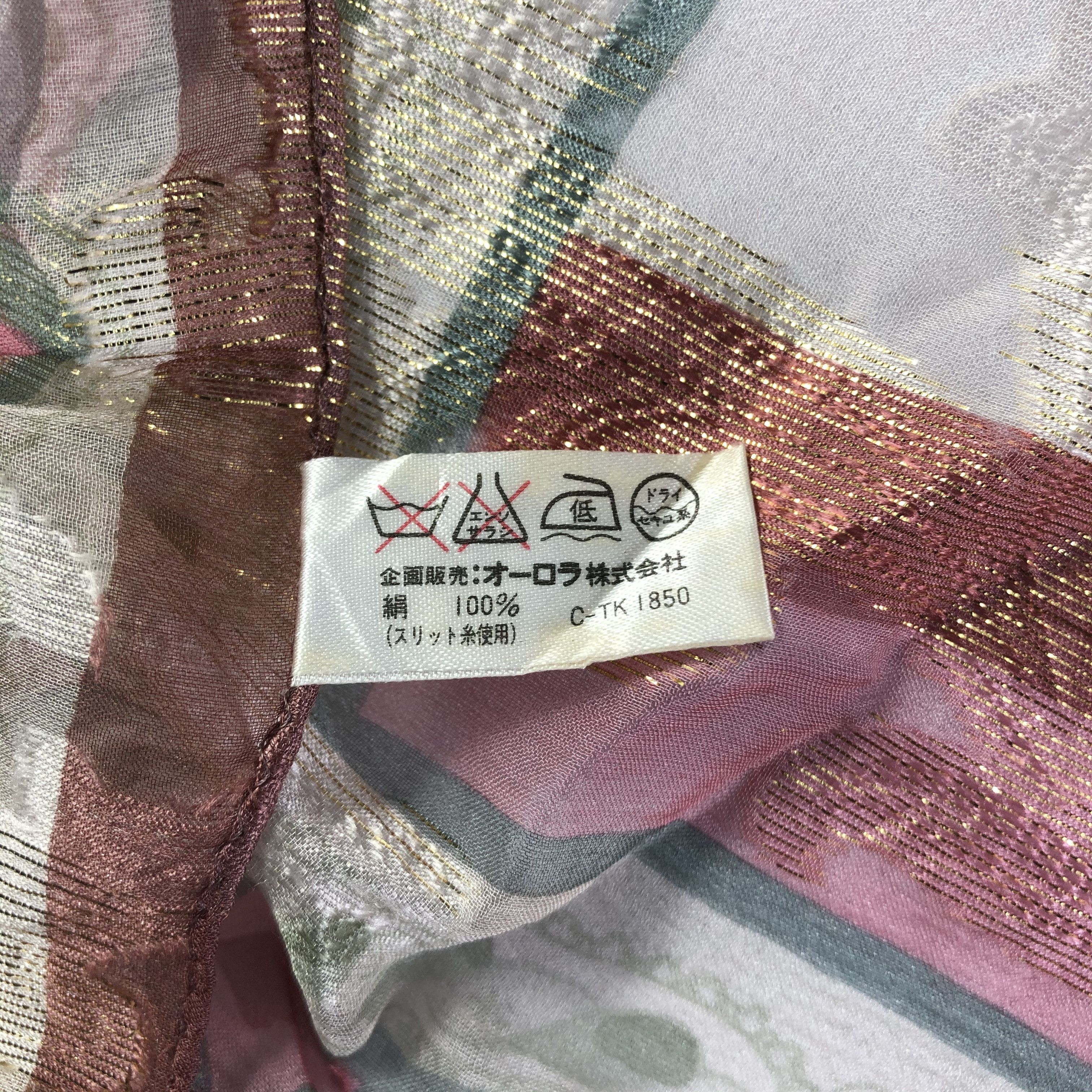 Vintage Vintage Luciano Soprani Silk Scarf Size ONE SIZE - 6 Thumbnail