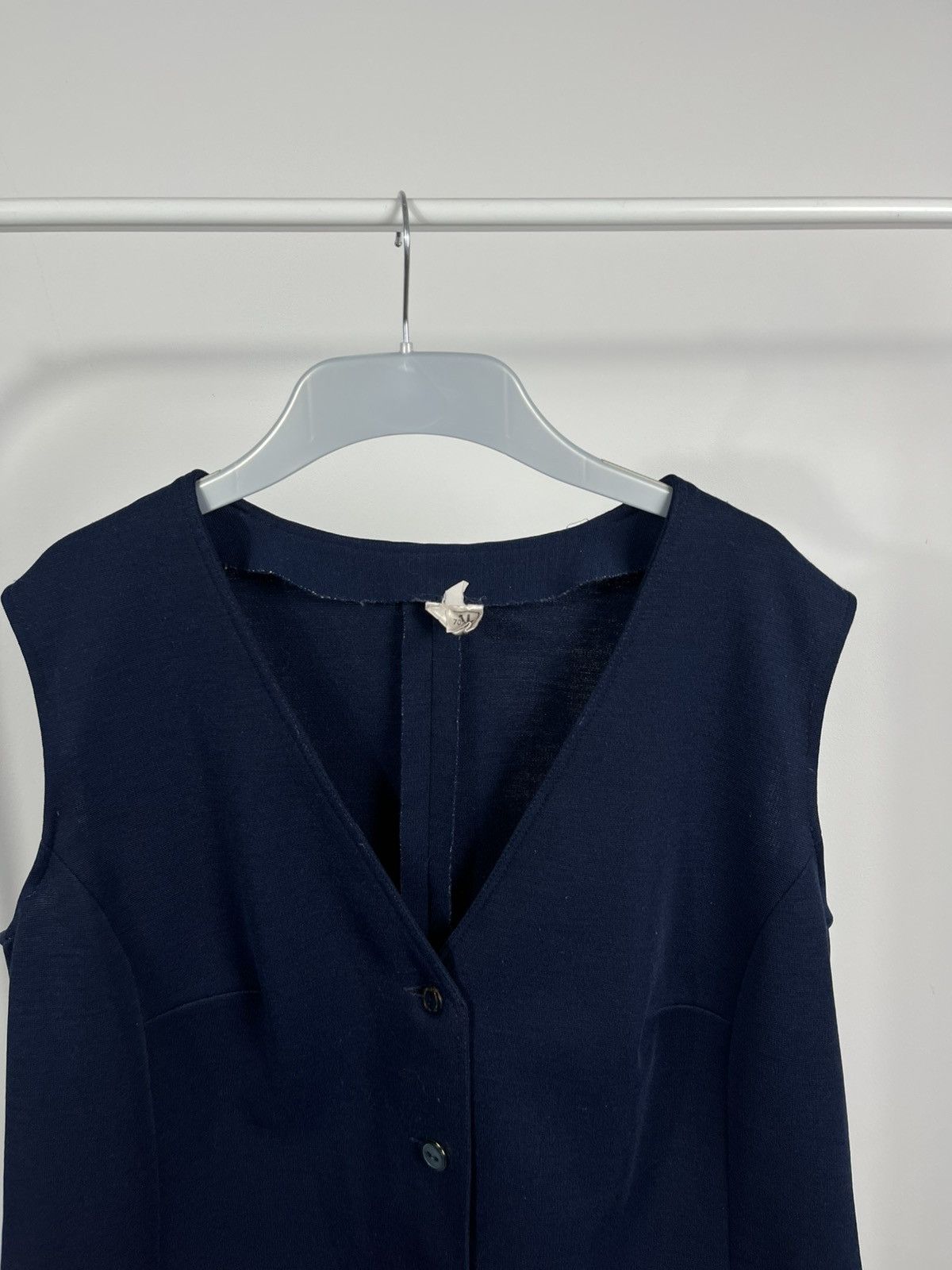 Vintage 70s 80s FINAL Swiss Made Navy Vest Vintage 70% Dacron size50 Size US M / EU 48-50 / 2 - 4 Thumbnail