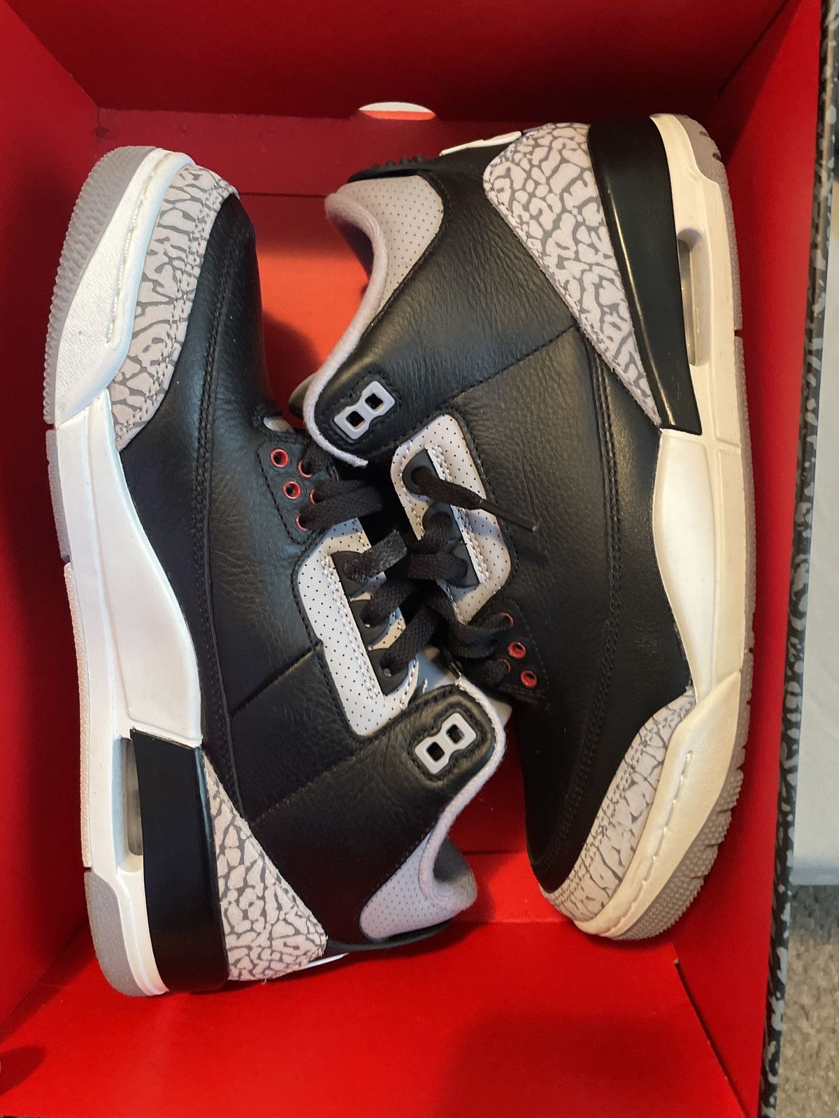 Jordan Brand Black cenent 3s reimagined Size US 8.5 / EU 41-42 - 9 Thumbnail