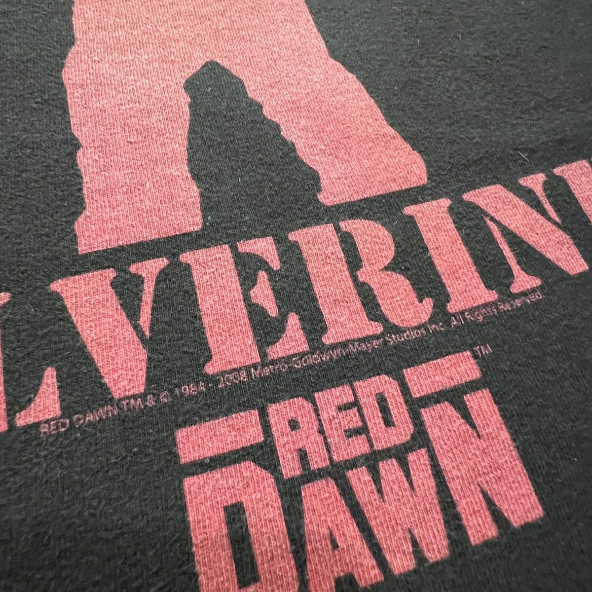 Vintage Vintage Y2K Red Dawn Wolverines military movie Tee 2XL AK 47 Size US XXL / EU 58 / 5 - 6 Thumbnail