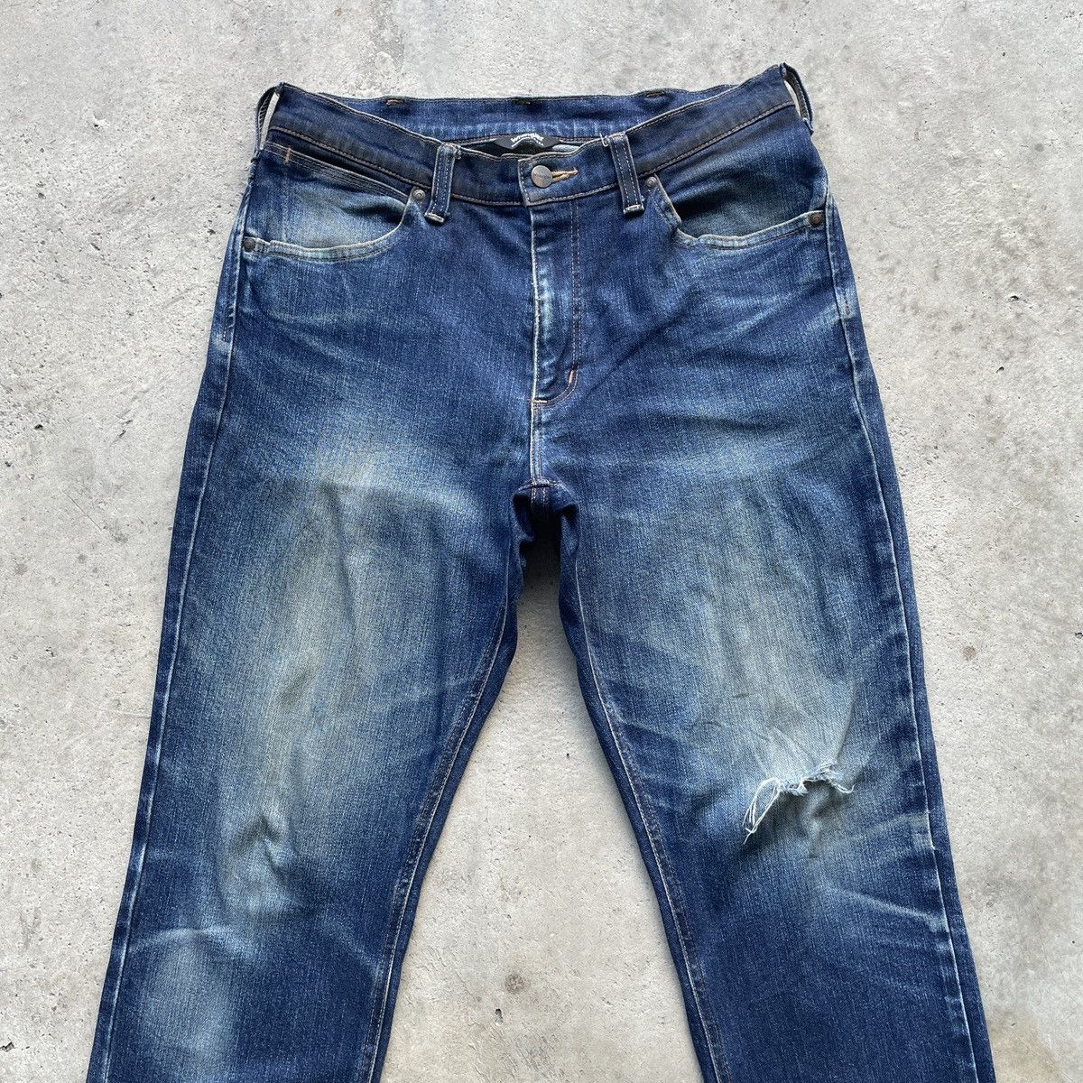 Vintage Vintage Wrangler Faded Distressed Denim Jeans Pants W30 Size US 30 / EU 46 - 3 Thumbnail