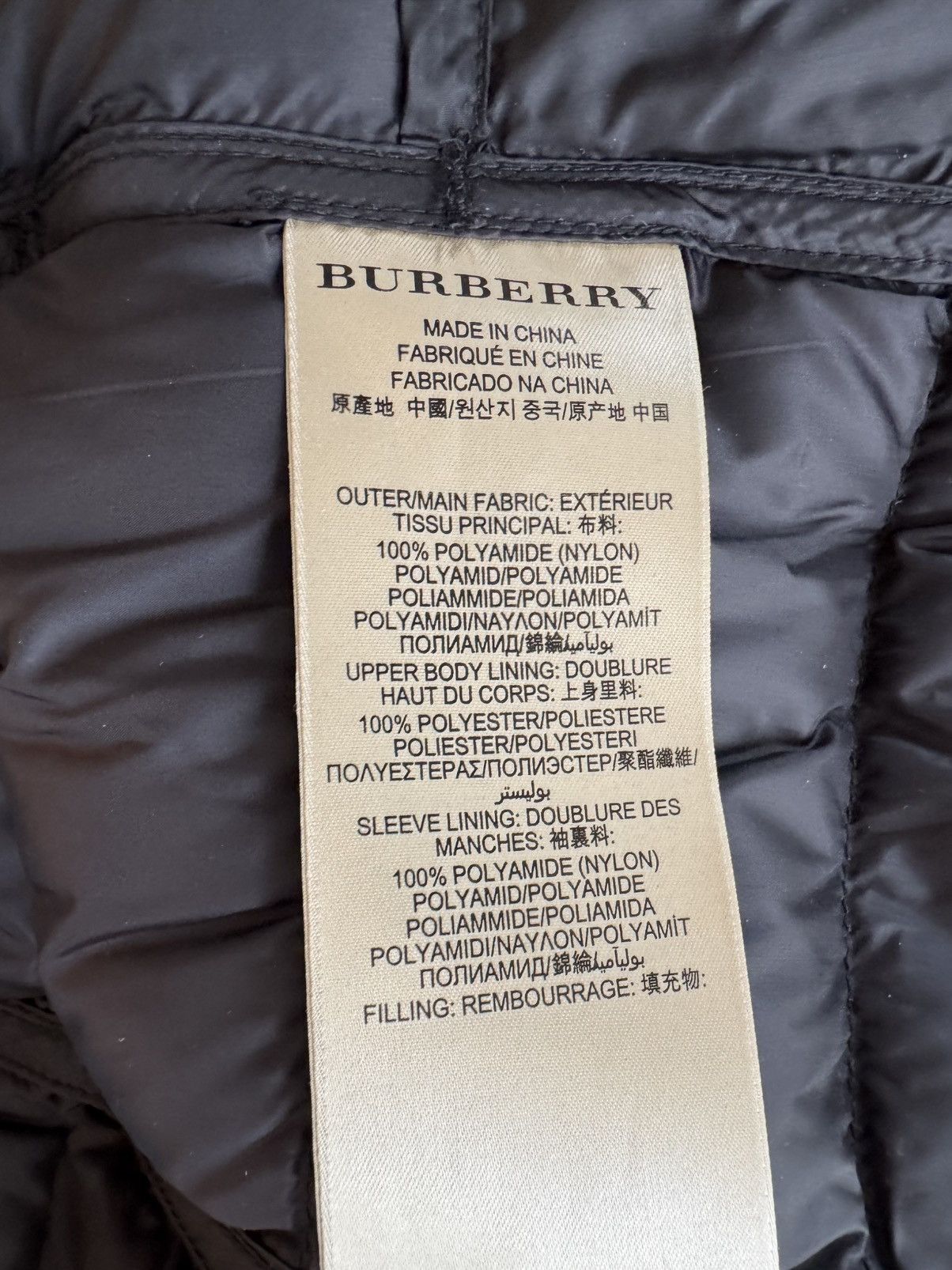 Burberry BURBERRY Brit Women's Black Belted Down Puffer Jacket Sz.S Size S / US 4 / IT 40 - 11 Thumbnail