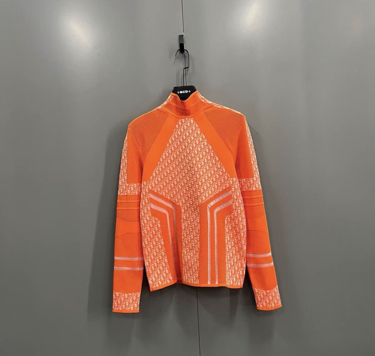Dior Dior Orange Monogram Embossed Long Sleeve Top J41 Size M / US 6-8 / IT 42-44 - 1 Thumbnail