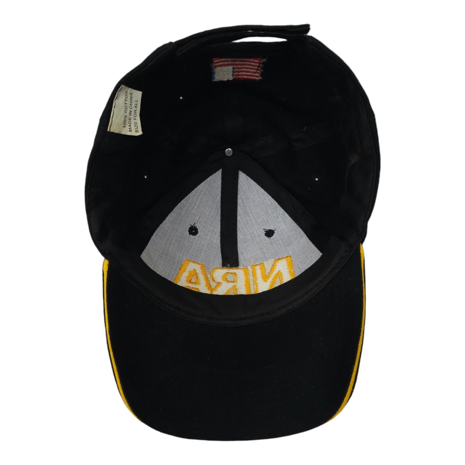 Other NRA Strapback Cap National Rifle Association Flag Black Hat Size ONE SIZE - 5 Thumbnail