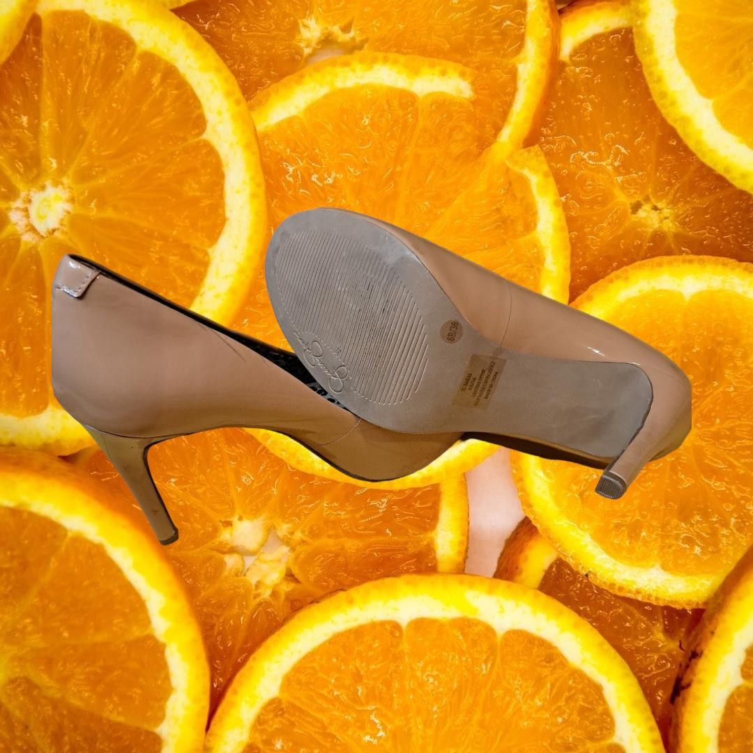 Jessica Simpson Jessica Simpson Tan Open Toe Heels Size 6B Size US 6 / IT 36 - 6 Thumbnail