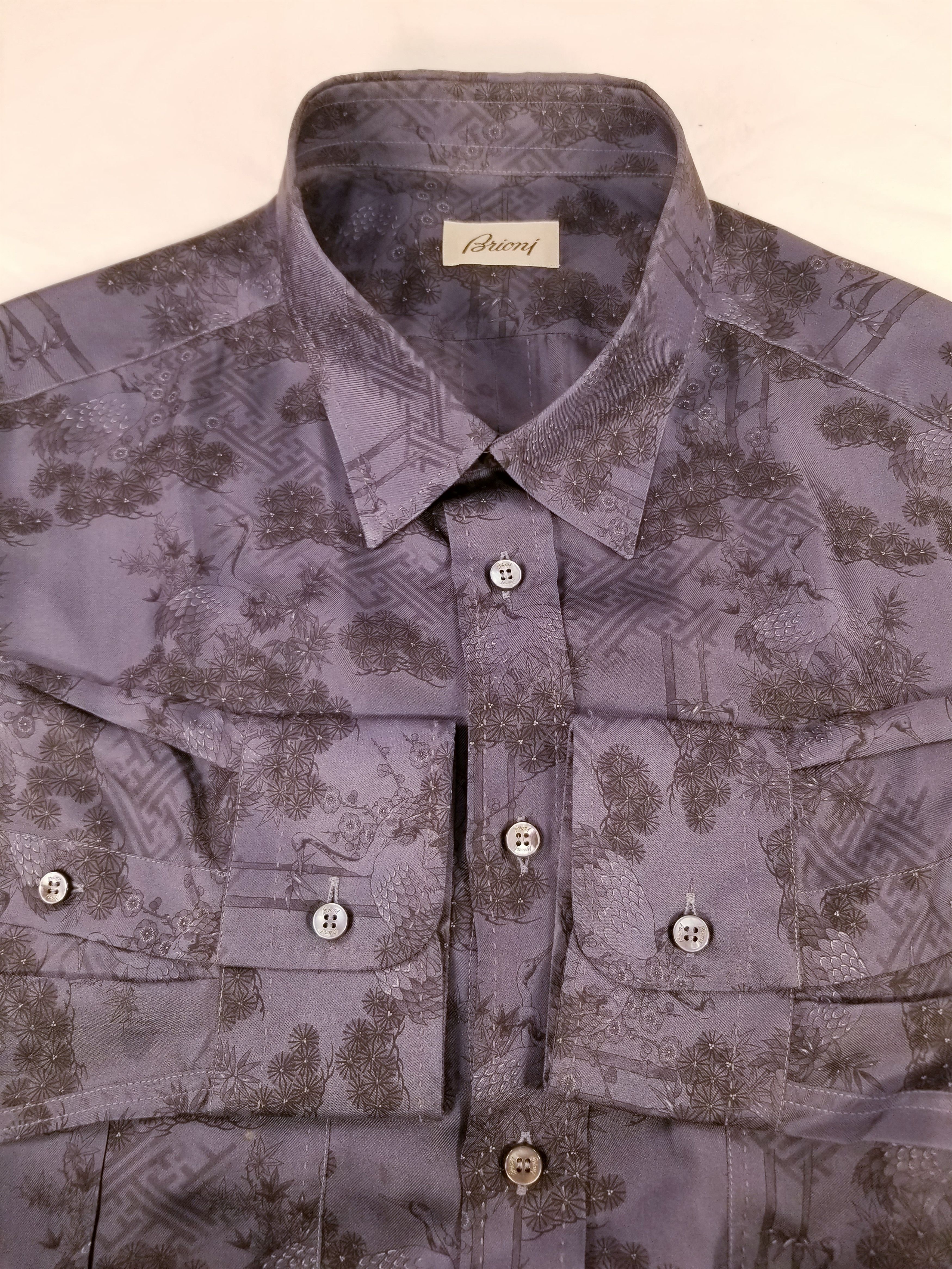 Brioni floral silk Size US XXL / EU 58 / 5 - 5 Thumbnail