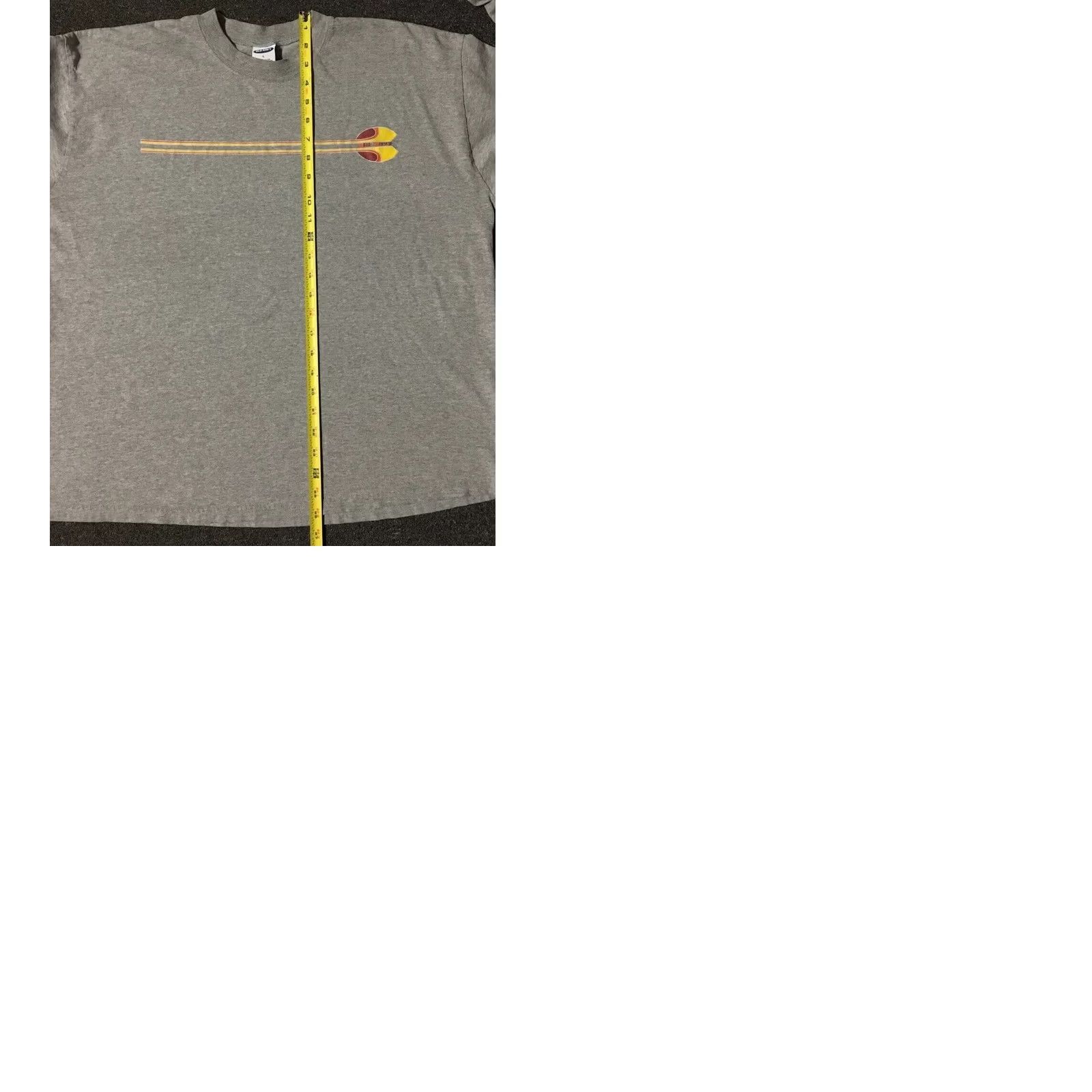 Quiksilver VINTAGE Faded Old Navy Shirt M Boxy Surf Skate Grunge Vaporwave 90s Y2K Ocean California Beach Graphic Tee Mens Gray Size M Size US M / EU 48-50 / 2 - 9 Thumbnail