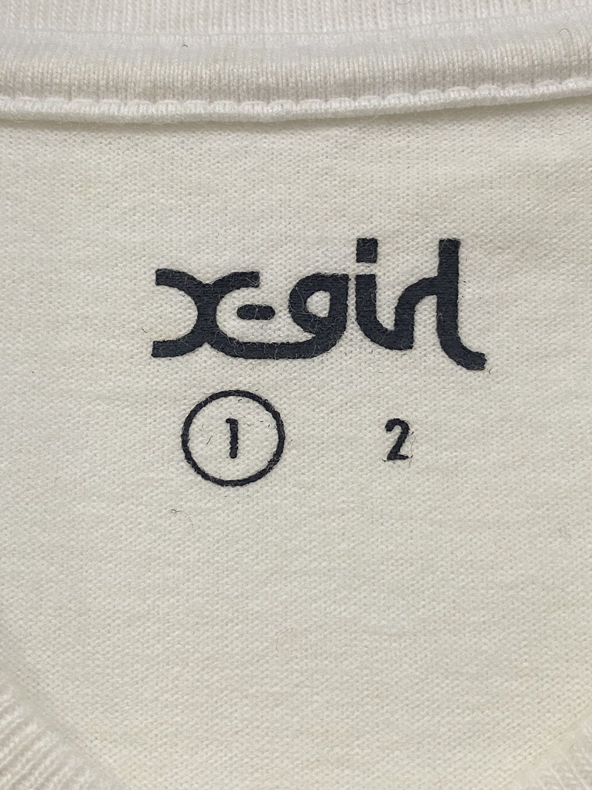 Japanese Brand × X-Girl 💥 X-GIRL EMBROIDED CENTER BASIC LOGO Size S / US 4 / IT 40 - 6 Thumbnail