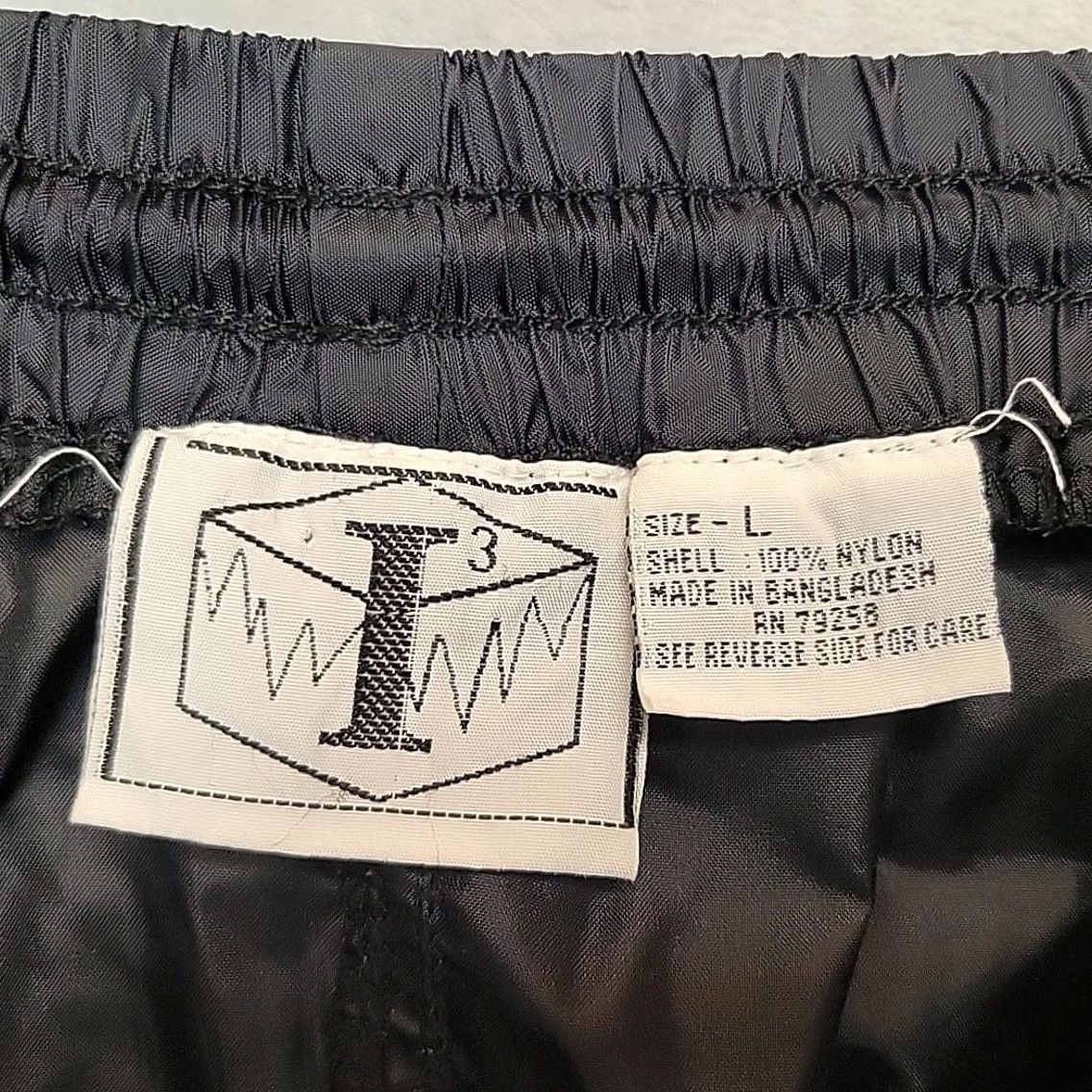 Sideout VINTAGE Sideout I3 Track Pants Mens XL Black Nylon Windbreaker Baggy Y2K Retro Street Size US 36 / EU 52 - 4 Thumbnail