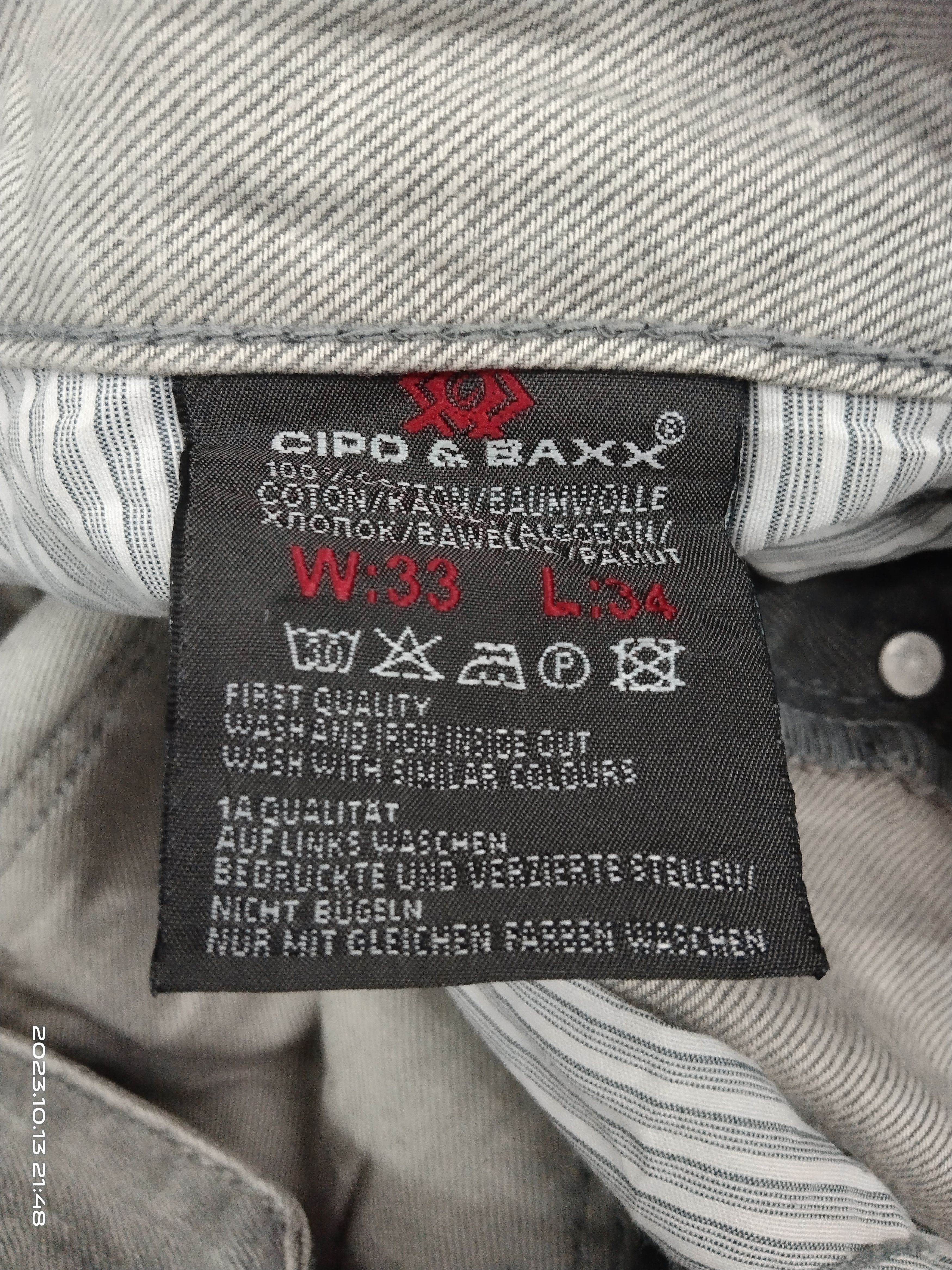Other SICK PACTHWORK CIPO&BAXX DENIM PANTS Size US 33 - 10 Thumbnail