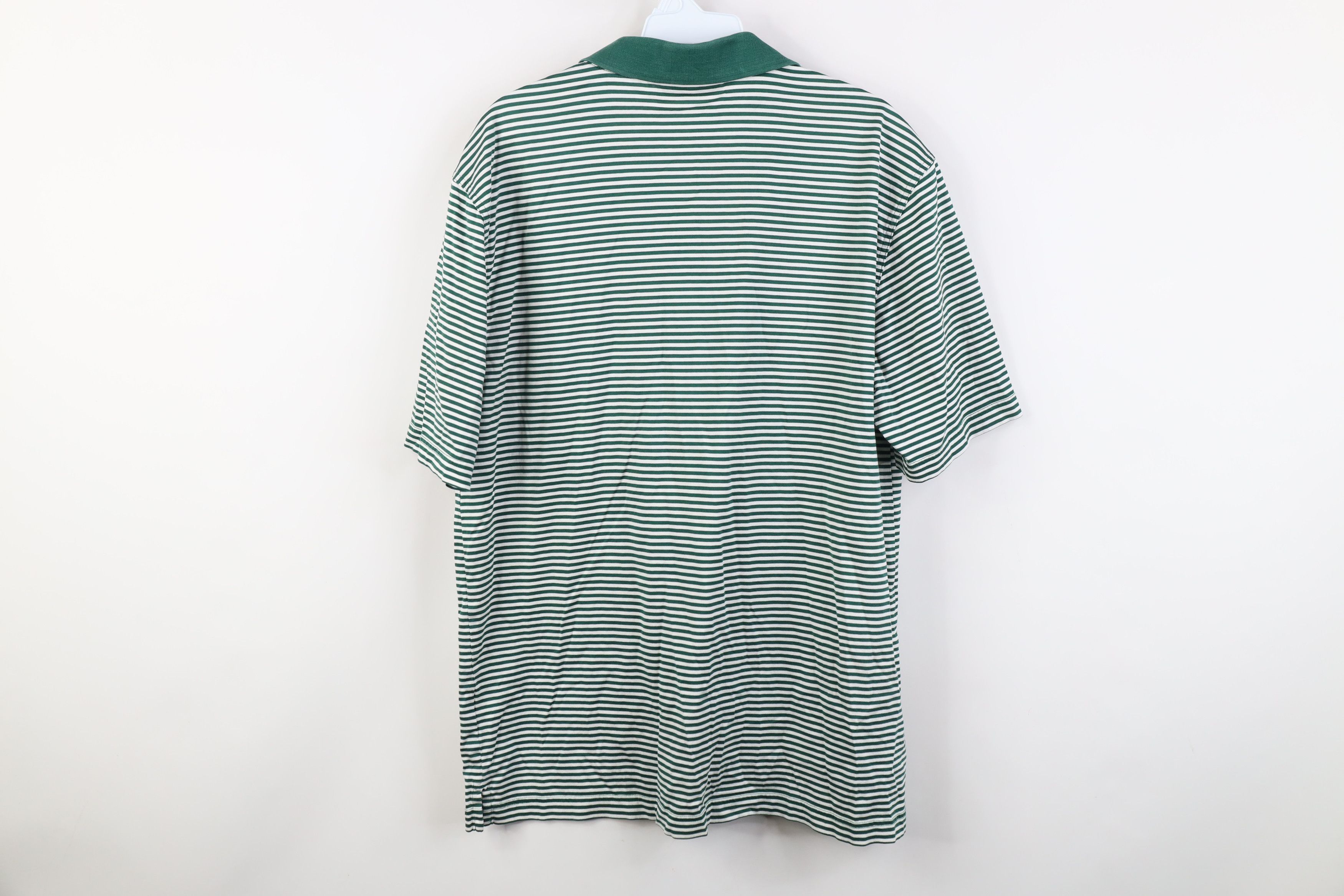 Vintage Vintage The Masters Augusta Striped Collared Golf Polo Shirt Size US L / EU 52-54 / 3 - 11 Thumbnail
