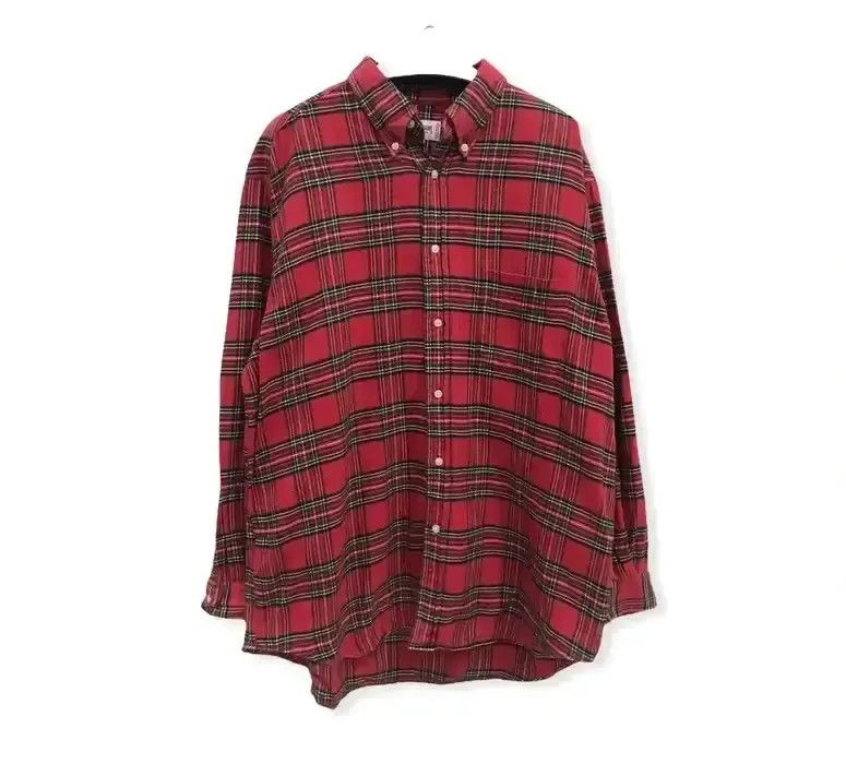 image of Plaid Tartan Flannel Shirt, Men's (Size Large)