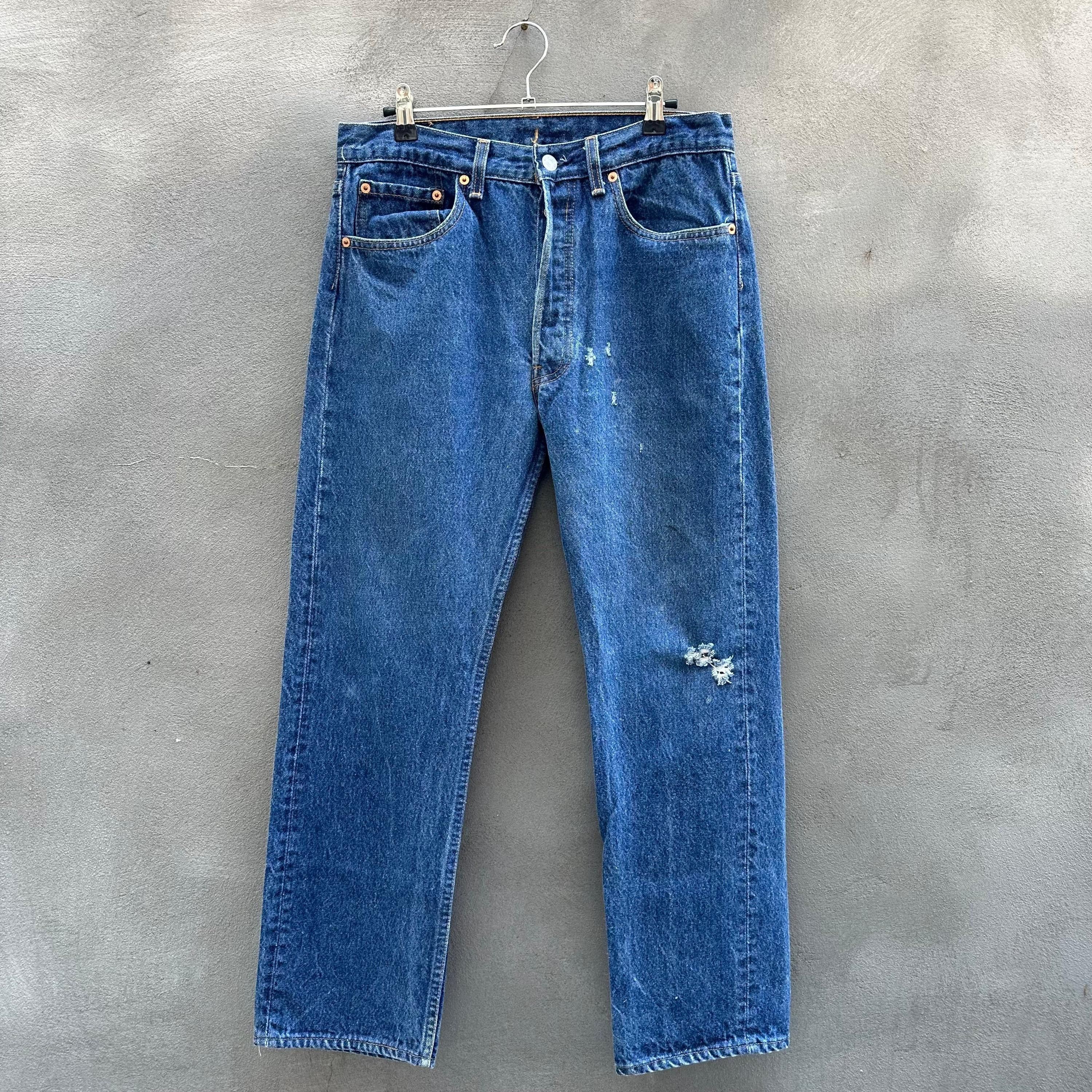 Levi's × Vintage 90's Vintage Levi's 501 Denim Jeans Size US 30 / EU 46 - 1 Thumbnail