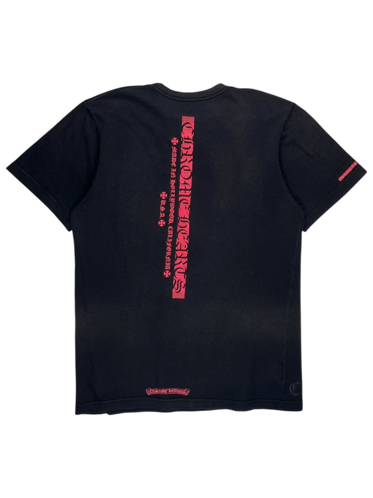 Chrome Hearts Chrome Hearts Made In Hollywood Pink Logo Pocket Tshirt Size US M / EU 48-50 / 2 - 2 Thumbnail